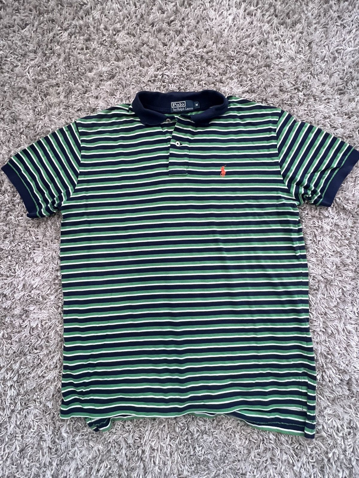 Polo Ralph Lauren Green and blue polo ralph lauren shirt Size US M / EU 48-50 / 2 - 5 Thumbnail