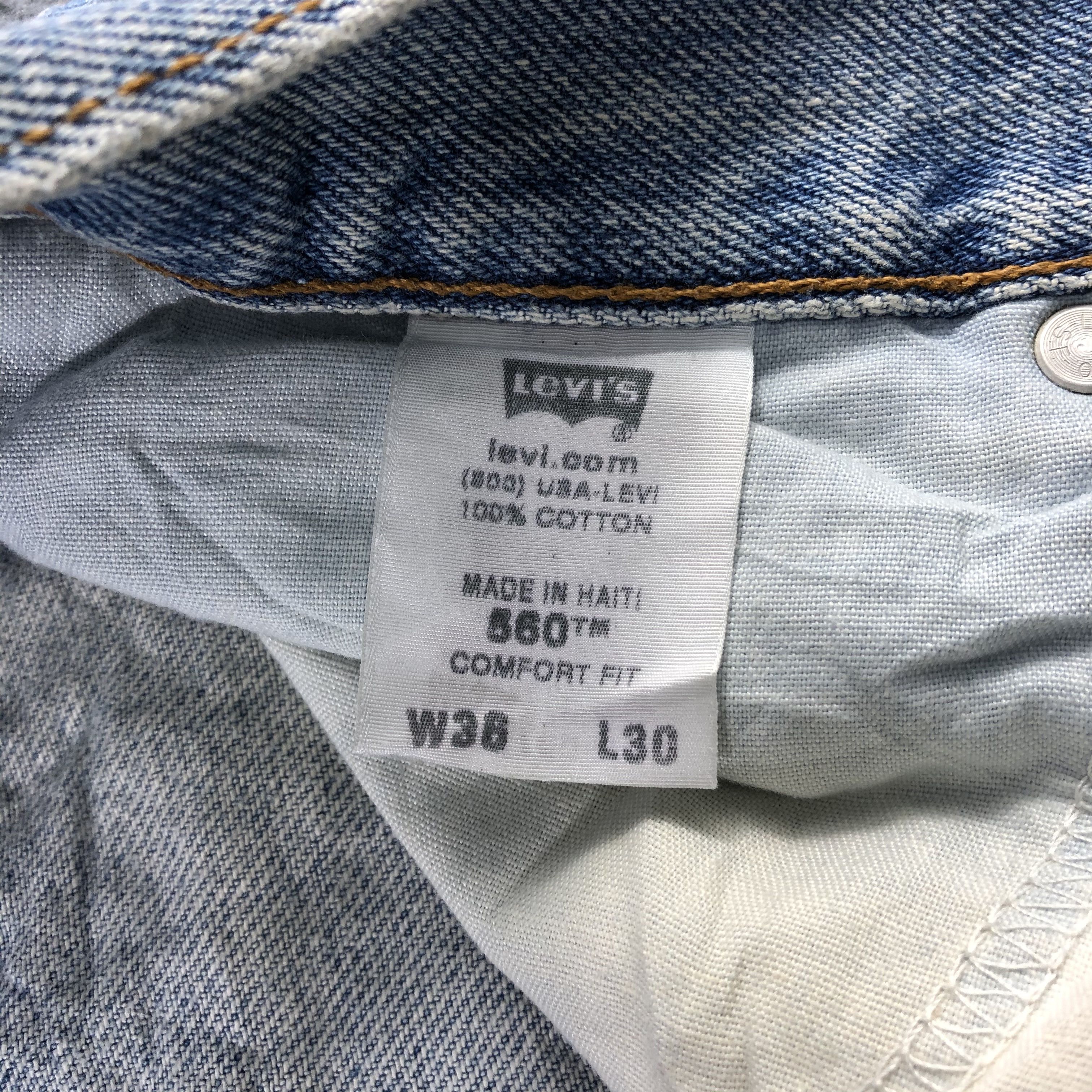 Levi's Light Wash Vintage Levis 560 Jeans-J1138 Size US 36 / EU 52 - 10 Thumbnail