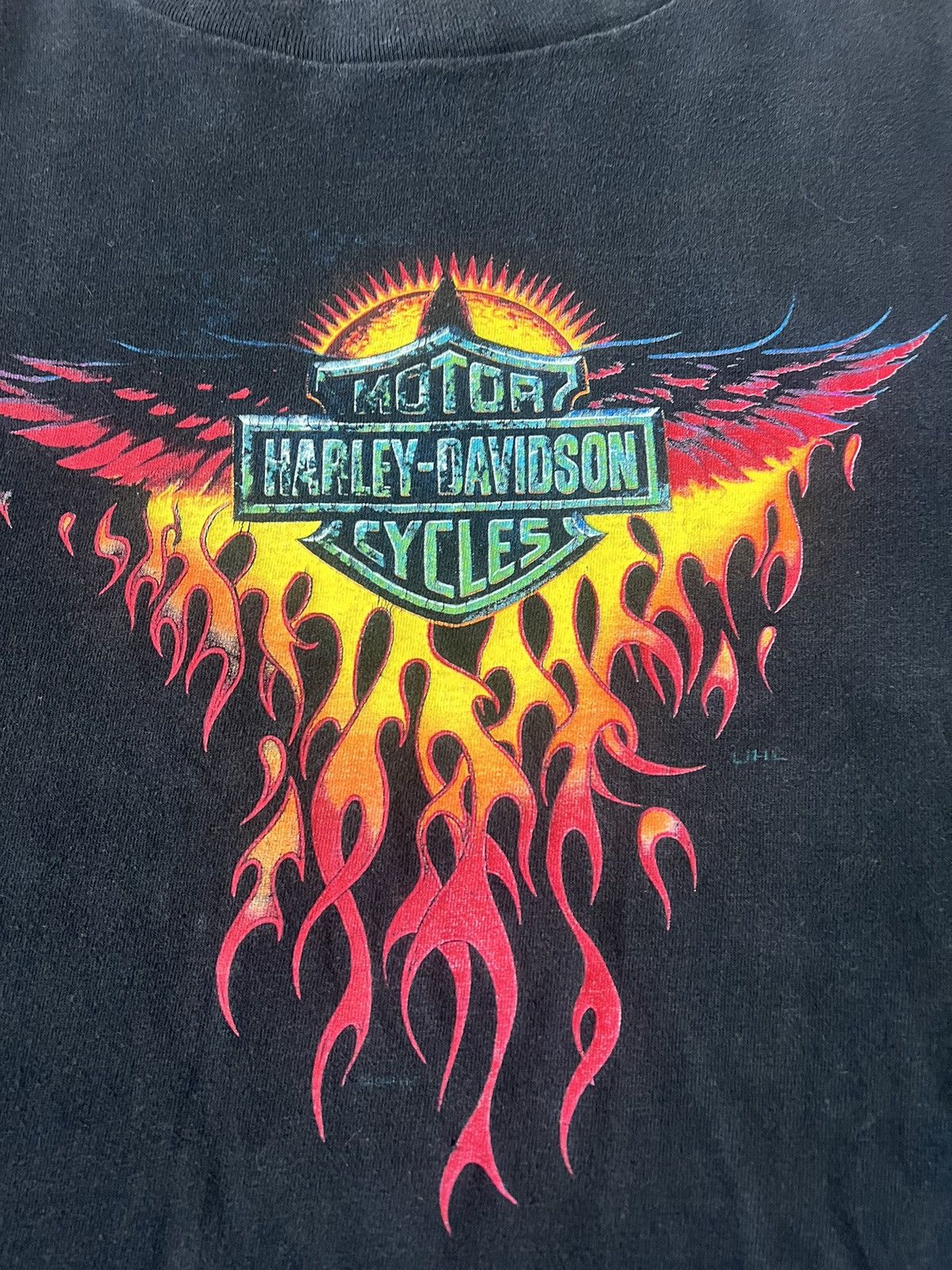 Harley Davidson Harley Davidson Flame shirt aspen colorado Size US XL / EU 56 / 4 - 3 Thumbnail