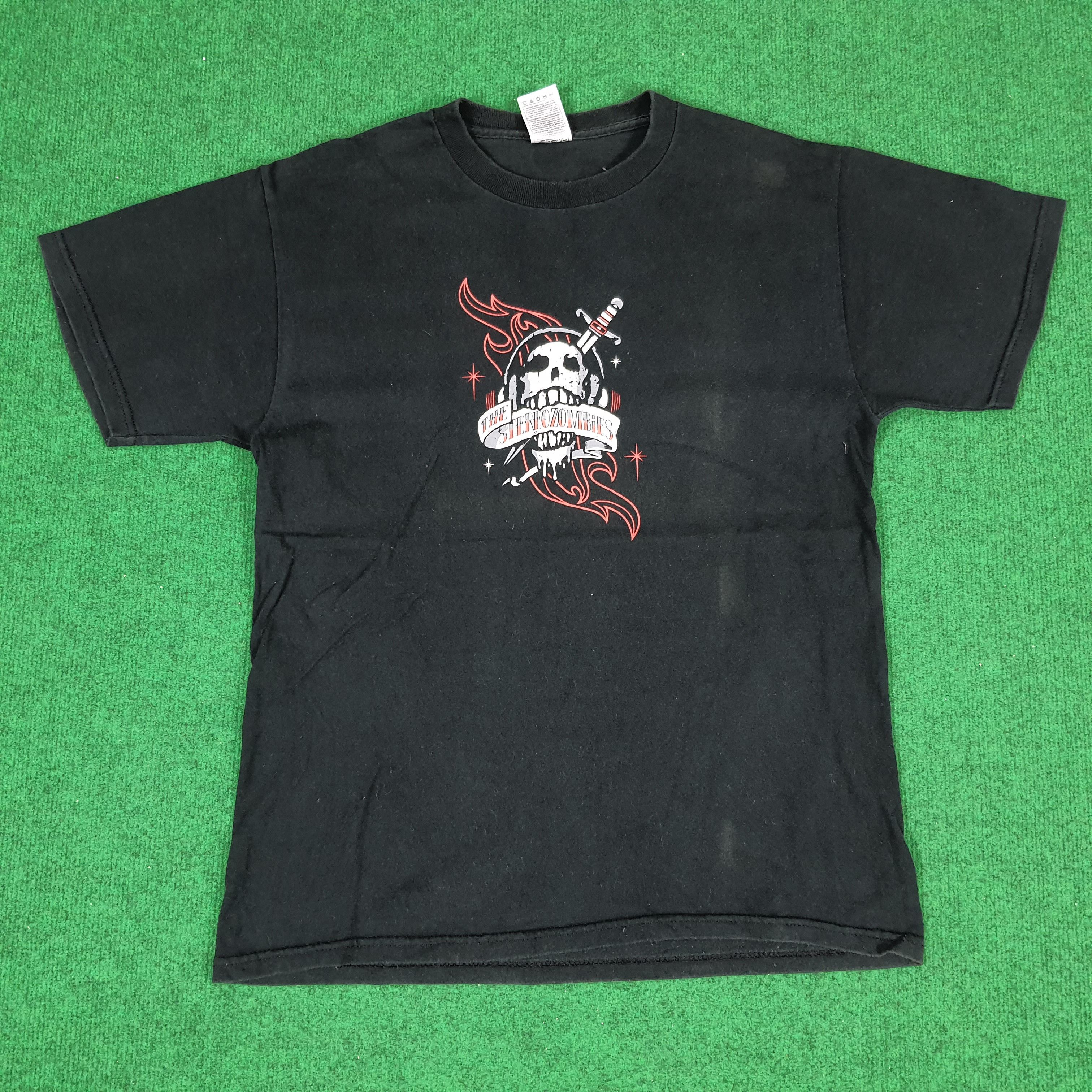 Band Tees × Vintage Vintage The Stereozombie Music Skull T-shirt Size US M / EU 48-50 / 2 - 1 Thumbnail