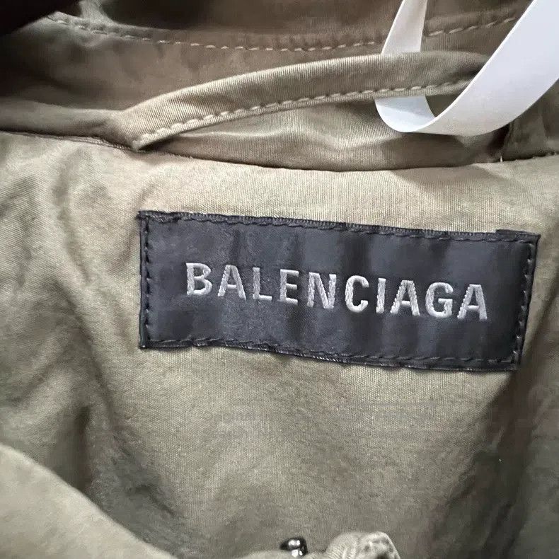Balenciaga Balenciaga Military Green Embroidered Logo Buttoned Jacket Size US M / EU 48-50 / 2 - 4 Thumbnail
