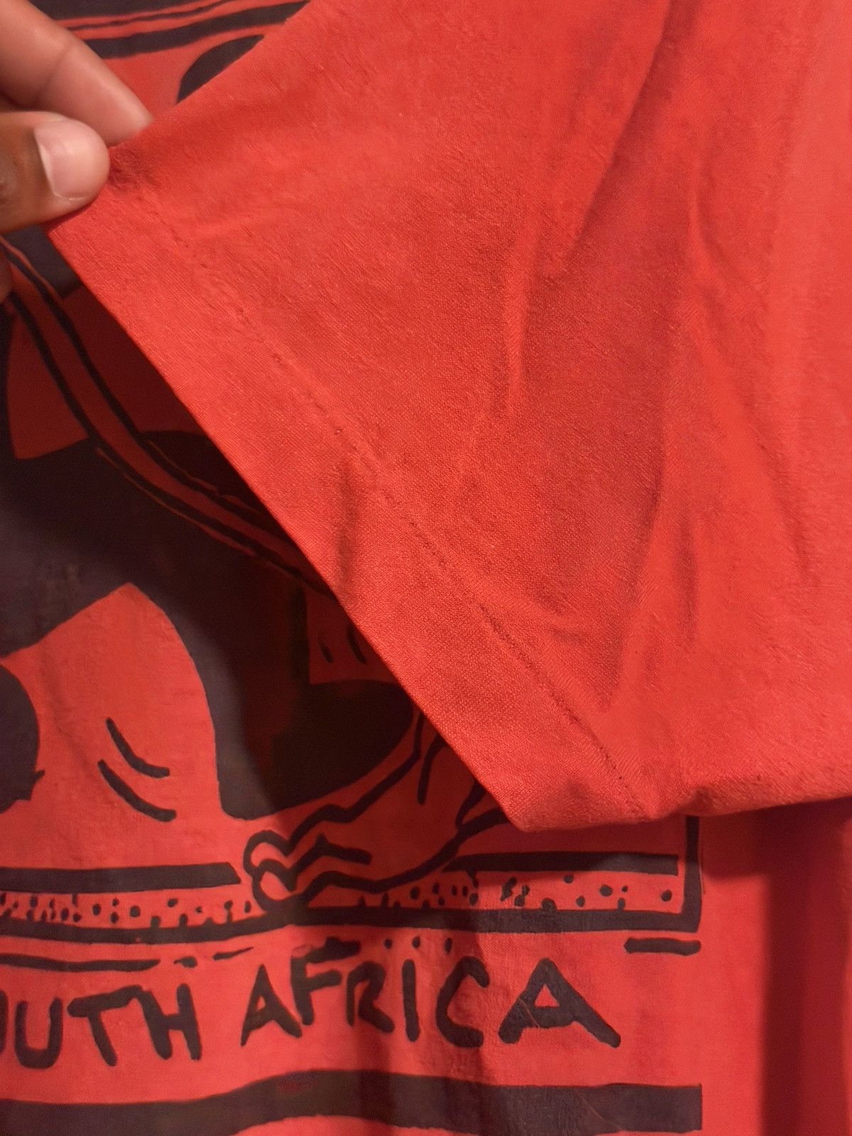 Vintage Vintage 90’s Keith Haring Tee « Free South Africa Size US XL / EU 56 / 4 - 2 Thumbnail