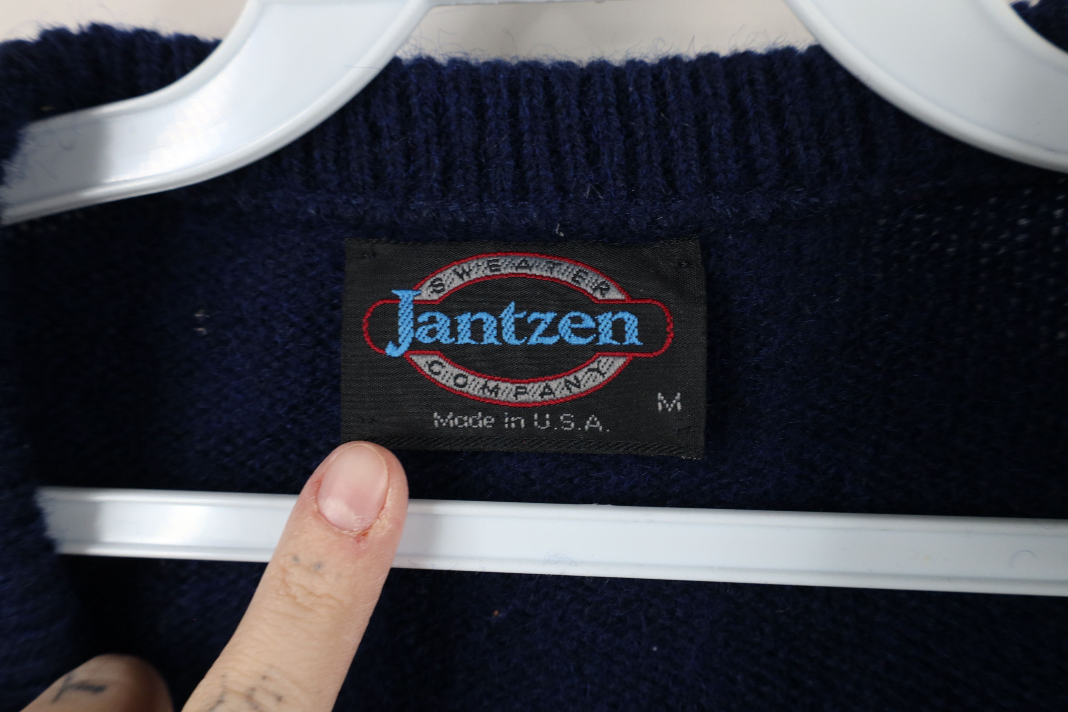 Vintage Vintage 70s Streetwear Blank Wool Blend Knit Sweater USA Size US M / EU 48-50 / 2 - 4 Thumbnail