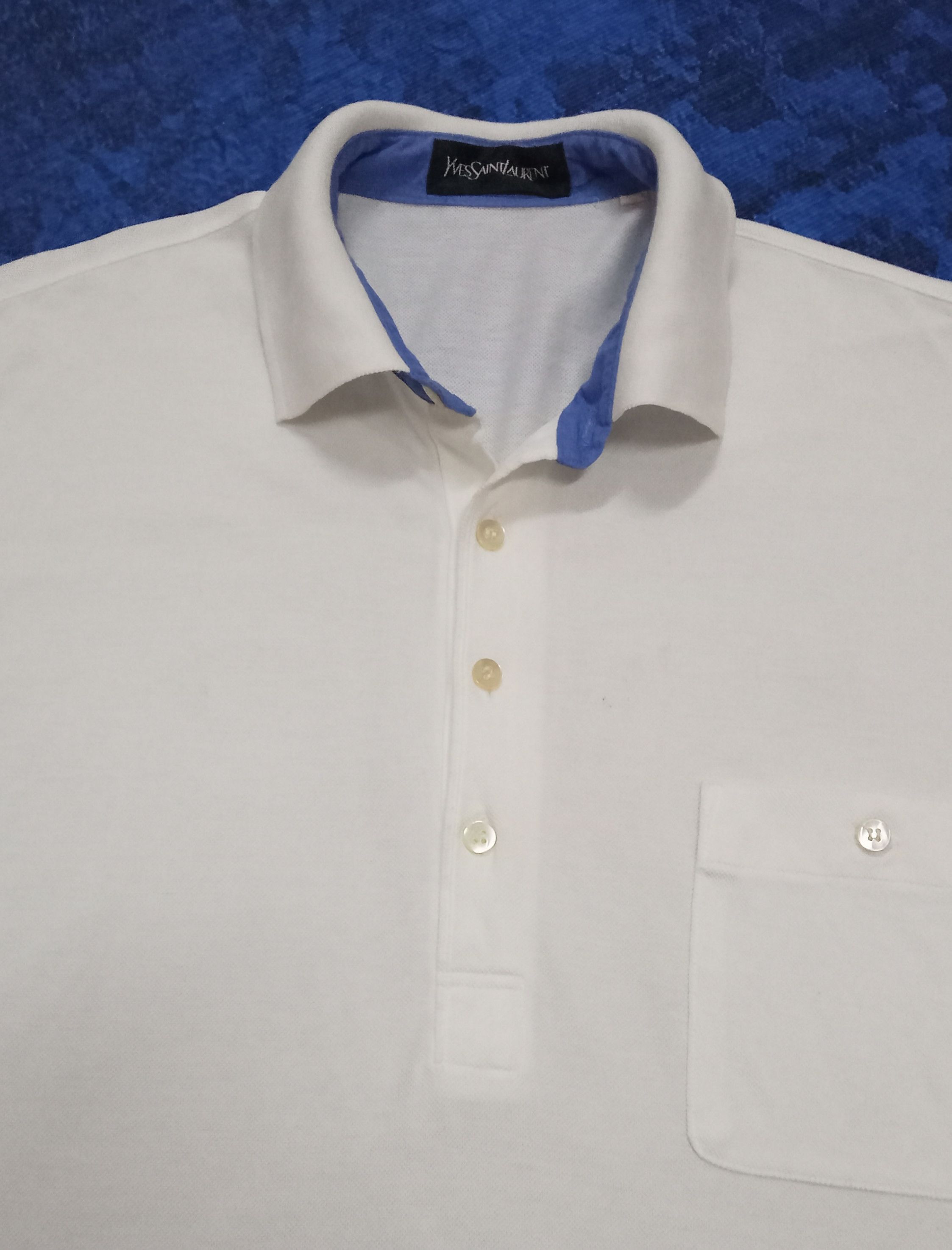 Yves Saint Laurent Yves Saint Laurent Vintage Polo Shirt Size US L / EU 52-54 / 3 - 6 Thumbnail