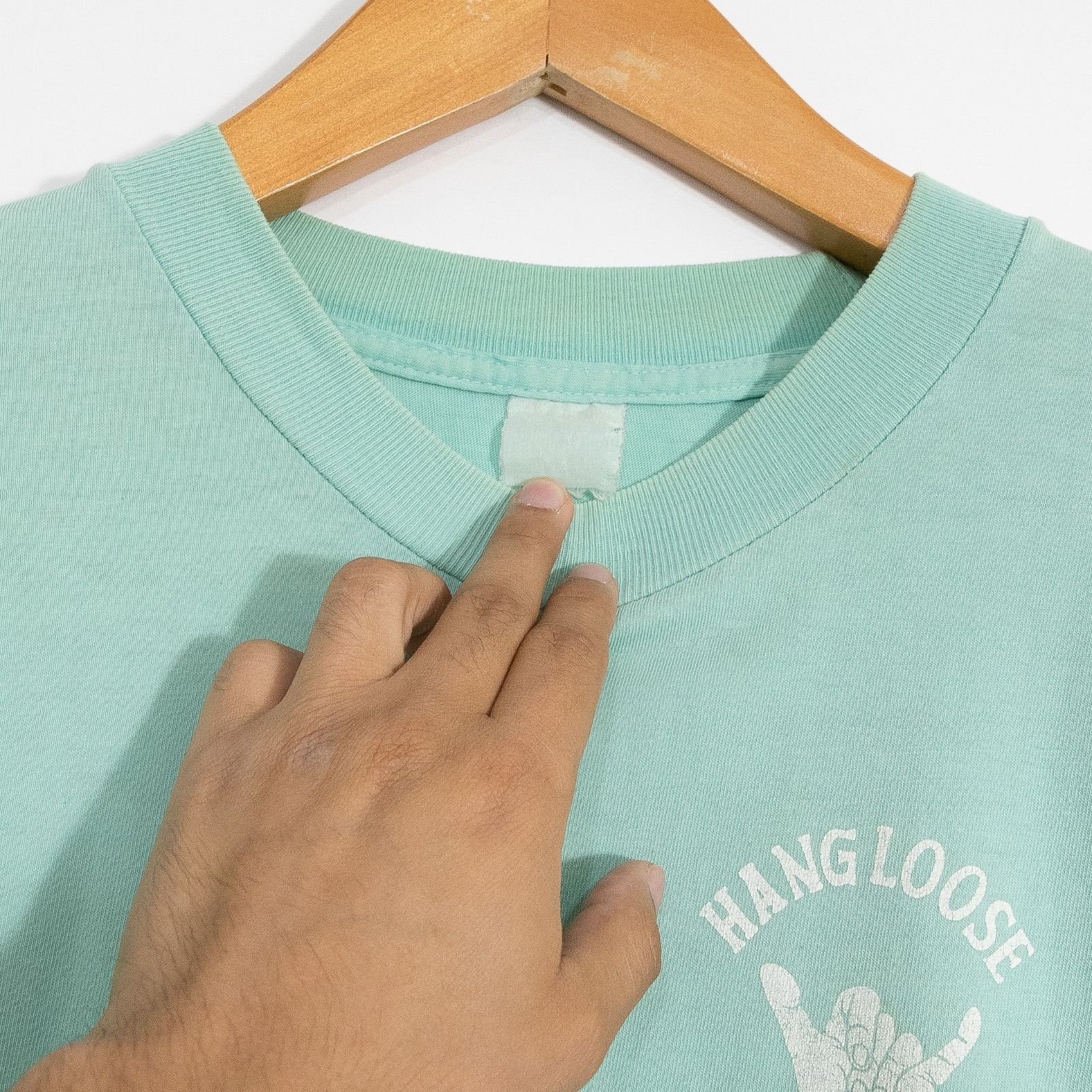 Vintage Vintage 80s Hang Loose Hawaii T Shirt Medium Single Stitch Size US M / EU 48-50 / 2 - 5 Thumbnail