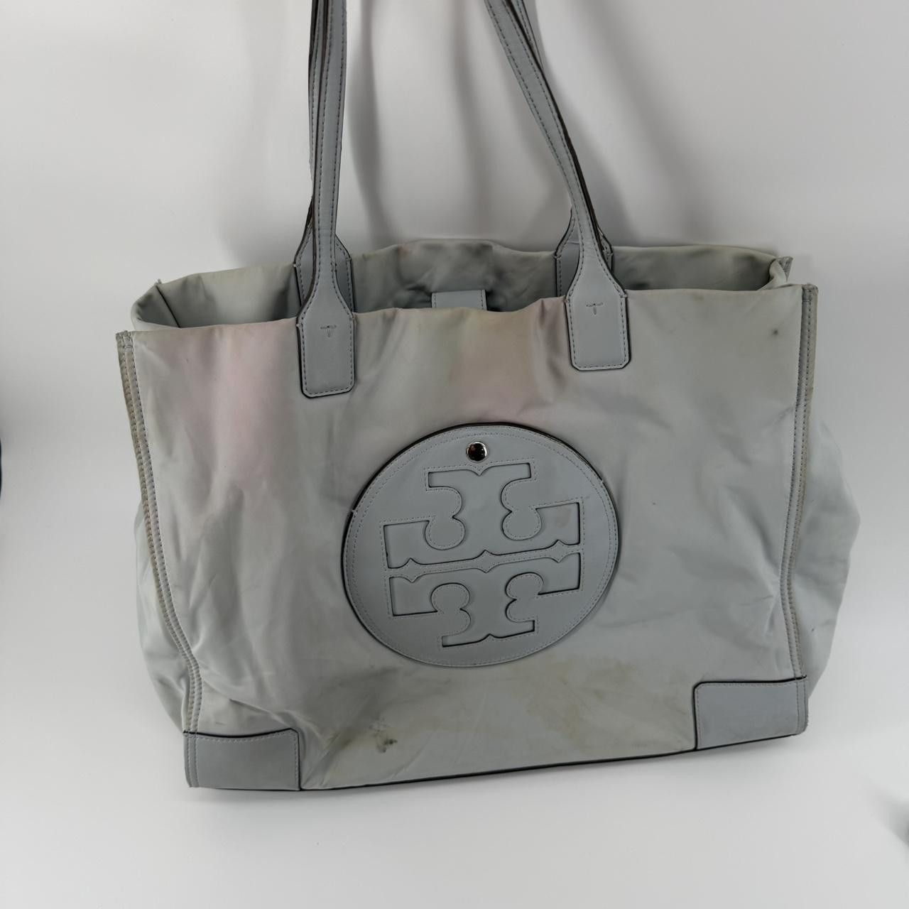 Tory Burch Tory Burch Ella Nylon Tote - Light Blue/Gray Size ONE SIZE - 1 Thumbnail