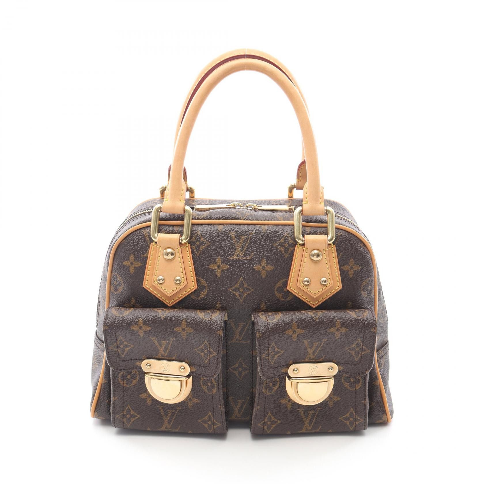 Louis Vuitton Louis Vuitton Louis Vuitton Manhattan PM Monogram Handbag Canvas Handbag M40026 Size ONE SIZE - 1 Thumbnail