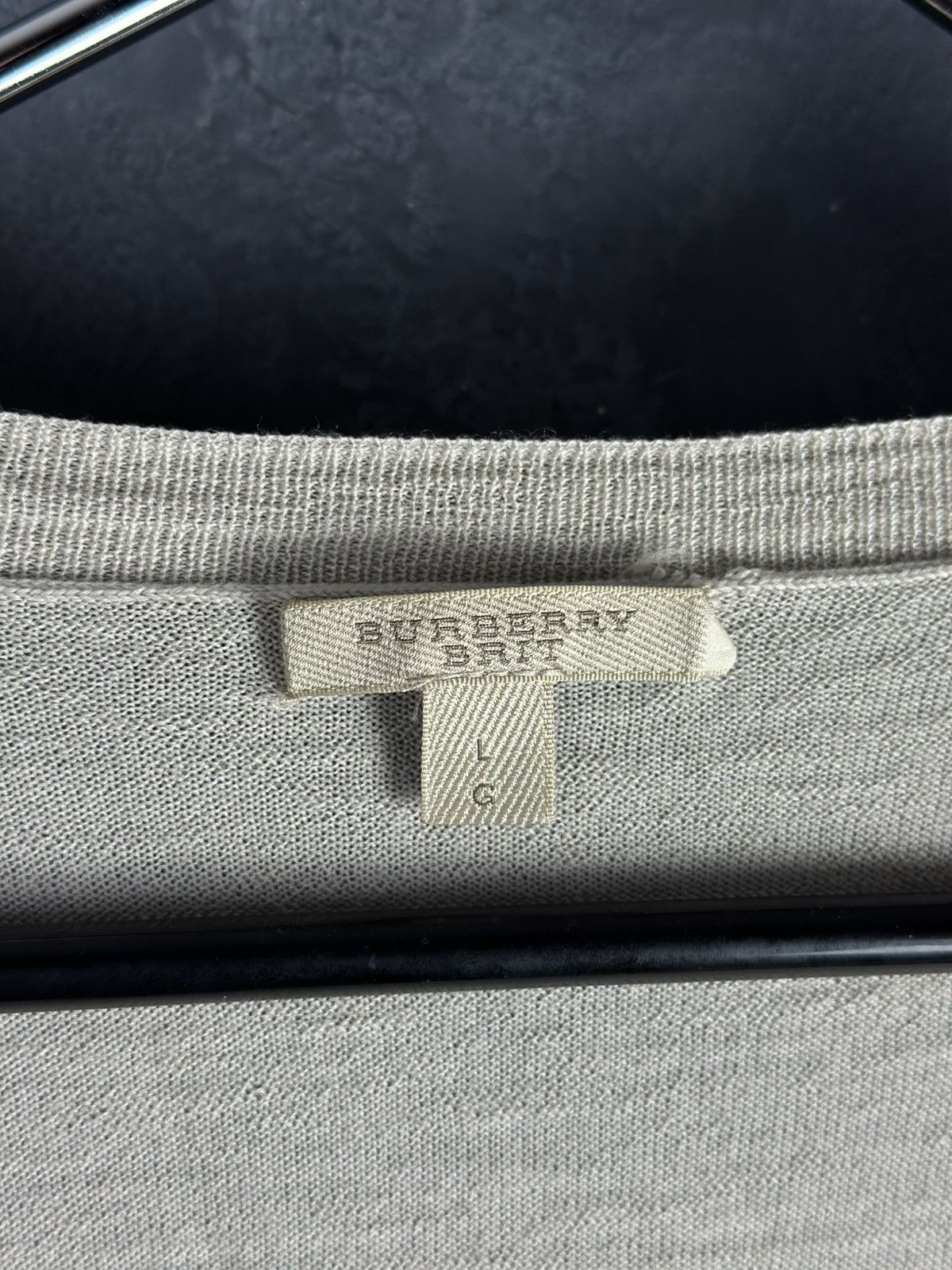 Burberry BURBERRY BRIT Beige Merino Wool Knit Cardigan Sweater Size L Size L / US 10 / IT 46 - 8 Thumbnail