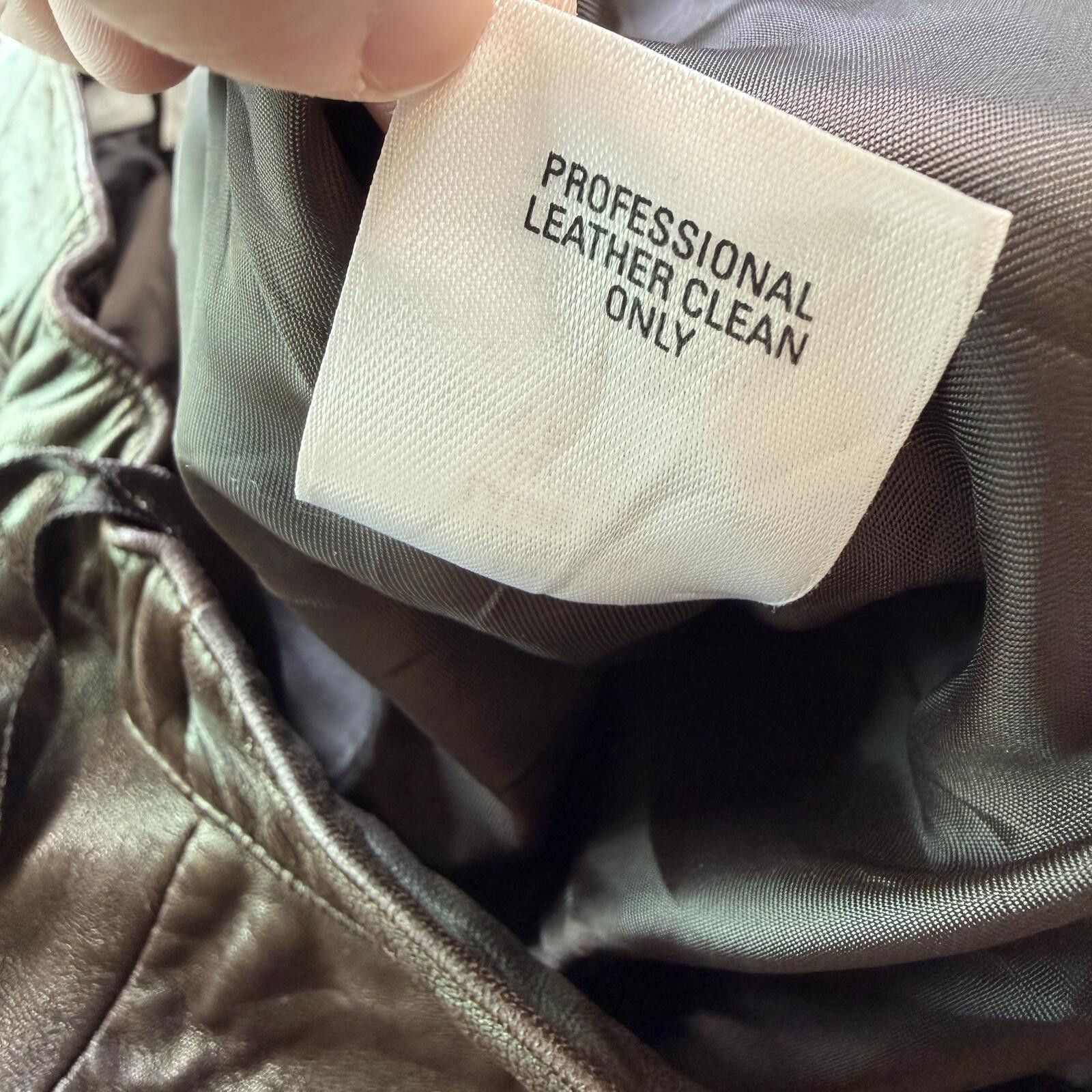 Nordstrom Vintage Y2K Nordstrom Brown Lambskin Leather Pants Womens 8 Size 30" / US 8 / IT 44 - 7 Thumbnail