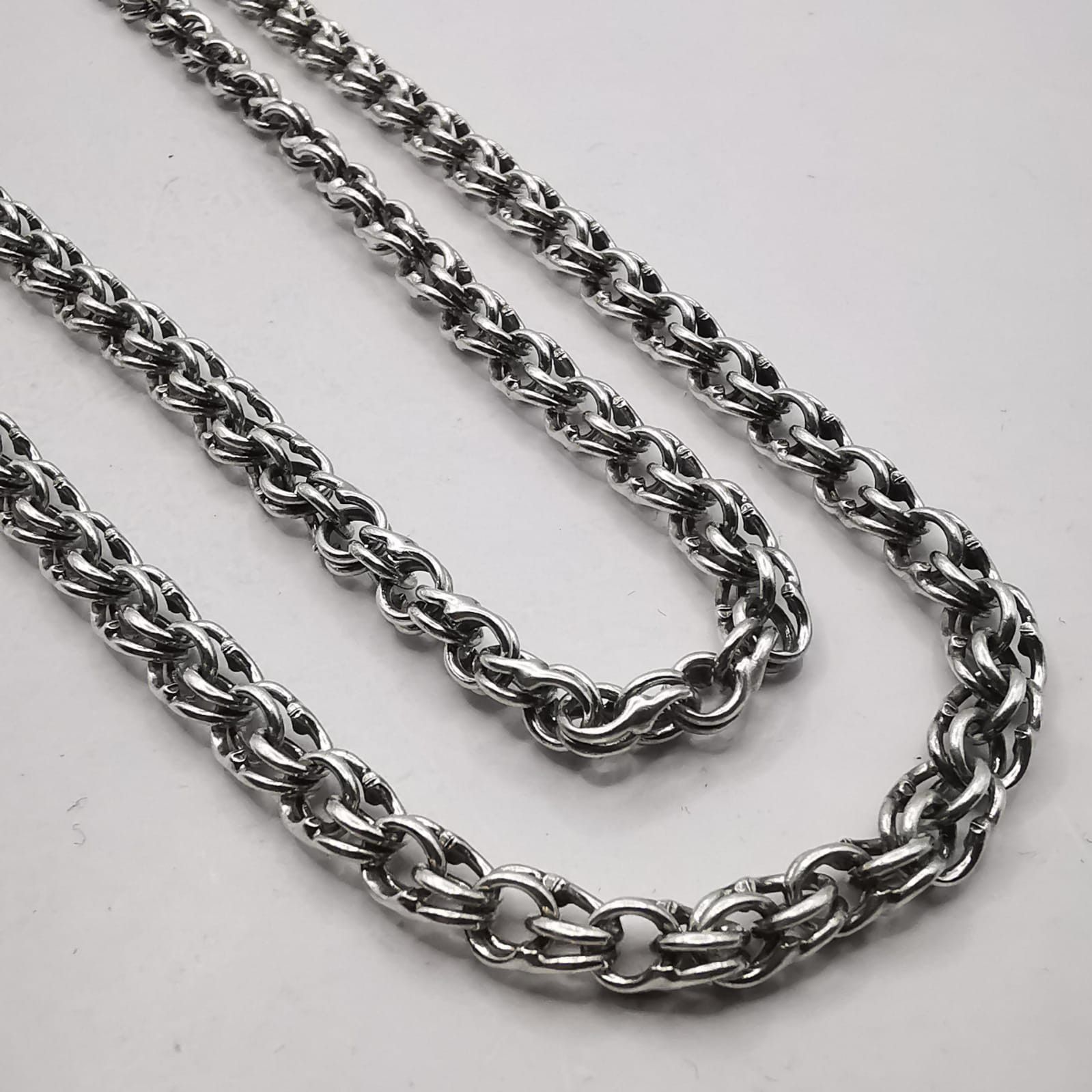 Sterling Silver × Vintage Vintage Jewelry Chain, 925 Sterling Silver, Signed 32,55g Size ONE SIZE - 2 Thumbnail