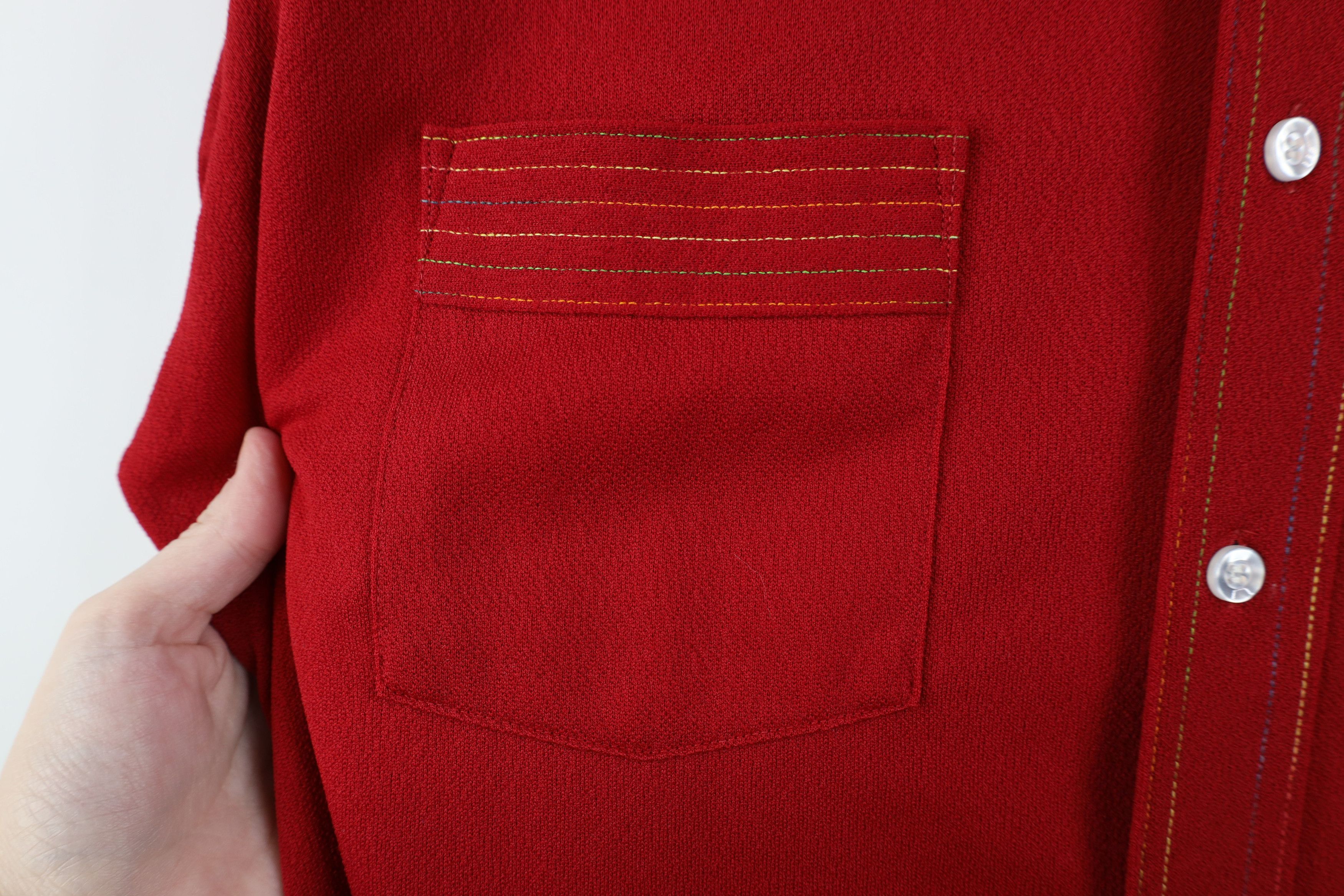 Vintage Vintage 70s Streetwear Short Sleeve Collared Button Shirt Size US XL / EU 56 / 4 - 4 Thumbnail