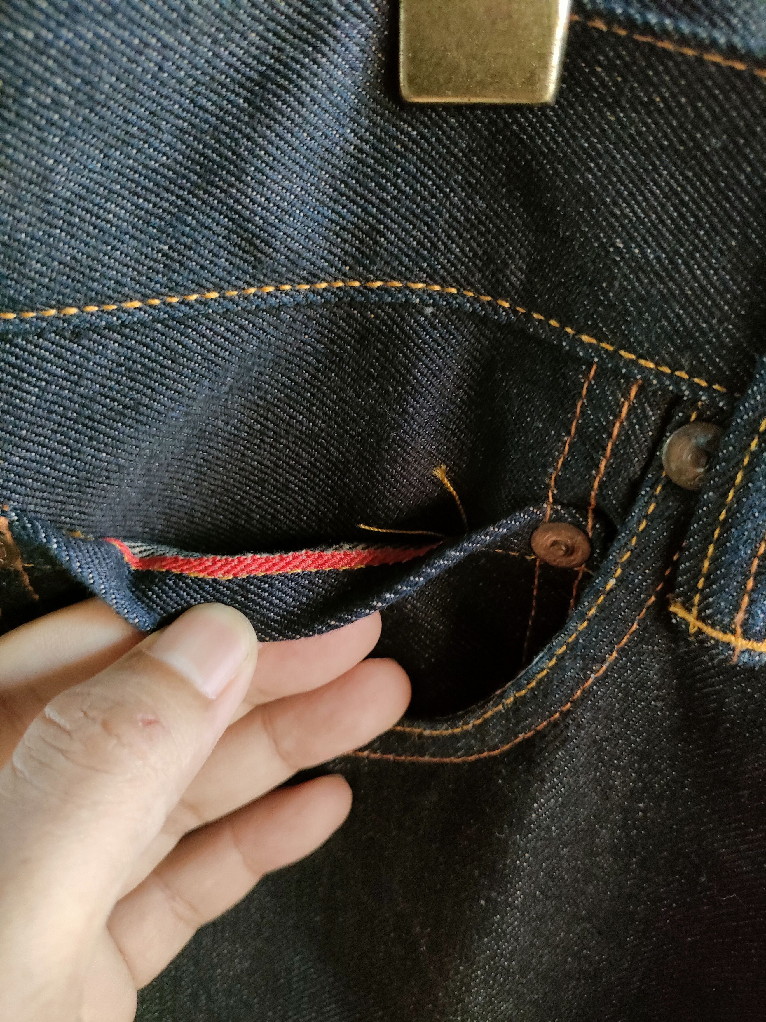 Evisu Evisu Script Logo Selvedge Jeans Size US 36 / EU 52 - 11 Thumbnail