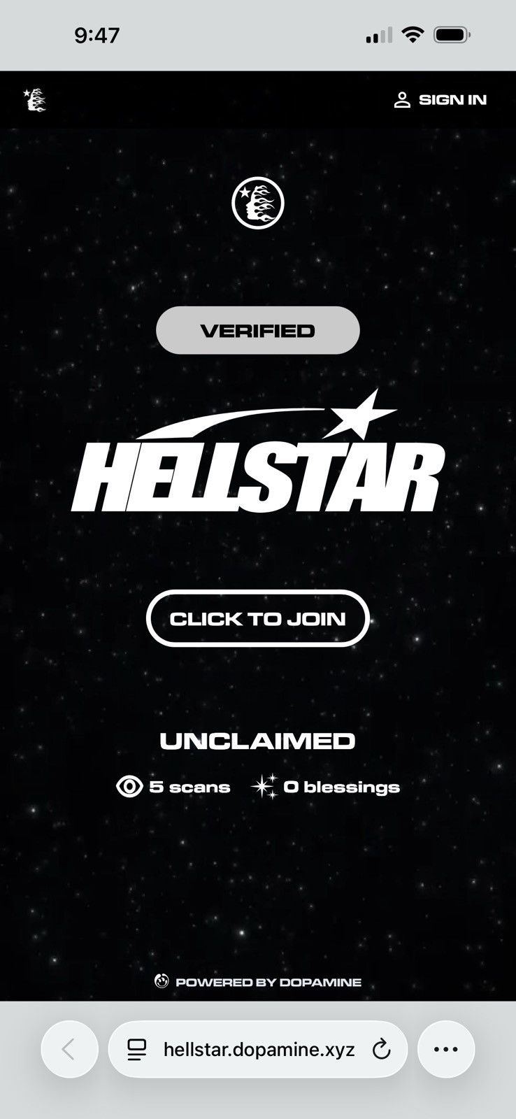HELLSTAR HELLSTAR SPORTS CLASSIC T Size US XL / EU 56 / 4 - 7 Thumbnail