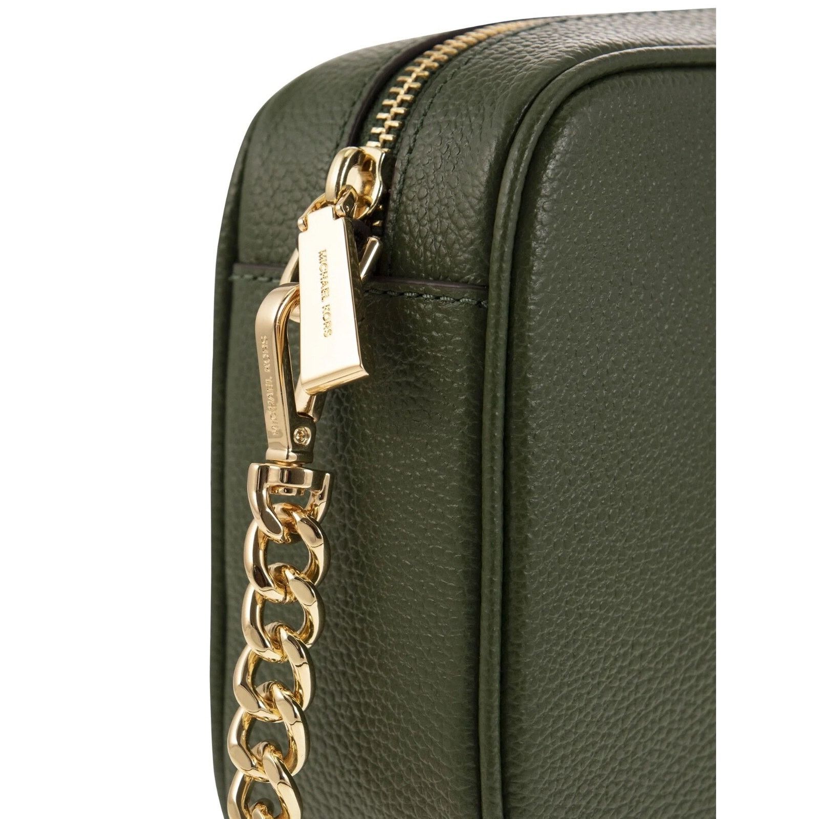Michael Kors Michael Kors Ginny Leather Crossbody Bag Green EUC MSRP $248 Size ONE SIZE - 19 Thumbnail