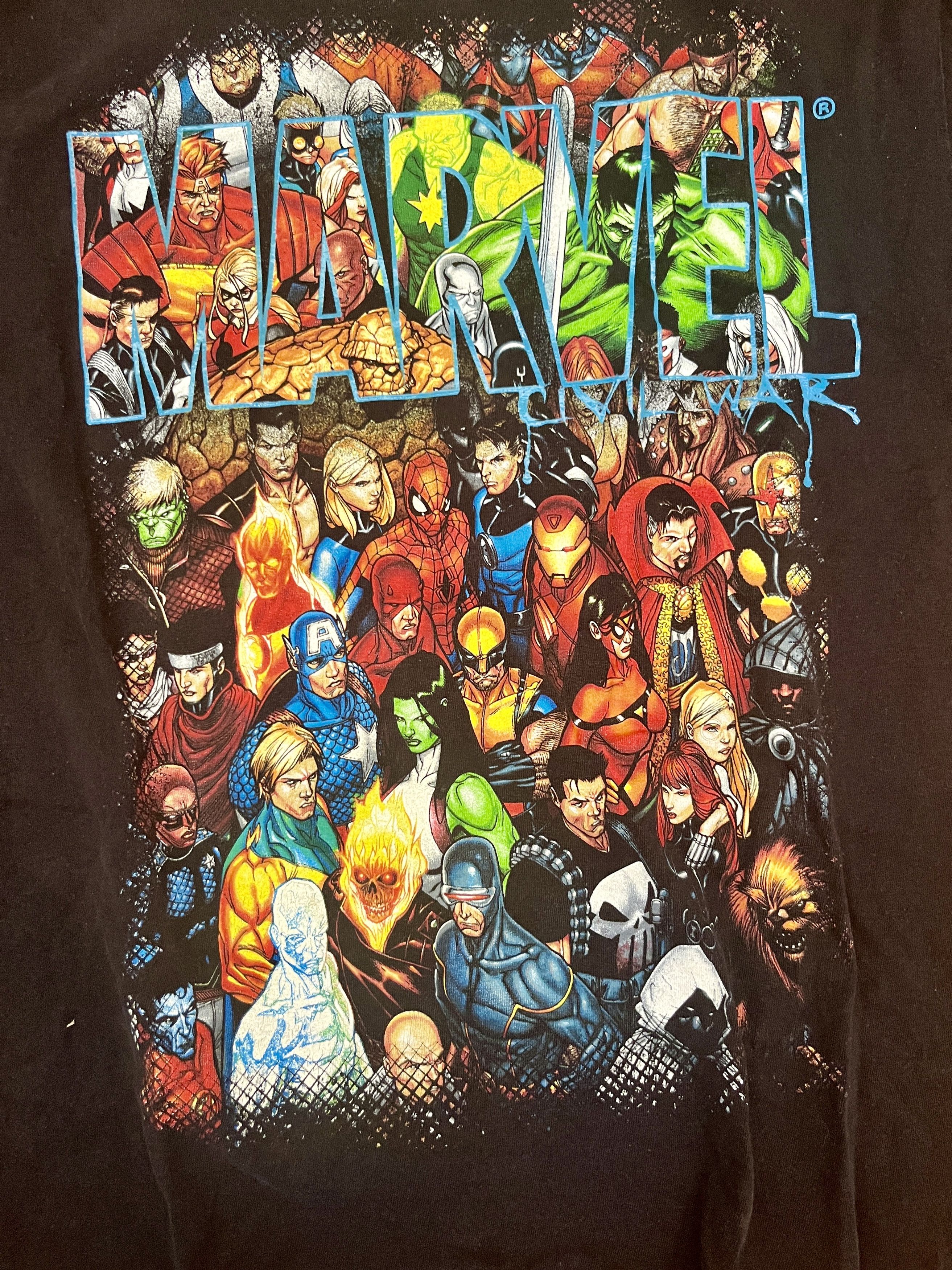 Marvel Comics Vintage Marvel Civil War Collage Tee Mad Engine XL Size US XL / EU 56 / 4 - 2 Thumbnail