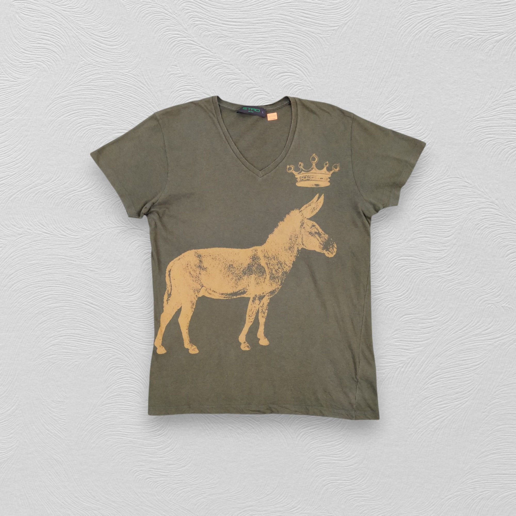 Etro Vintage Etro Rare Design Large Tshirt - G050 Size US L / EU 52-54 / 3 - 1 Thumbnail