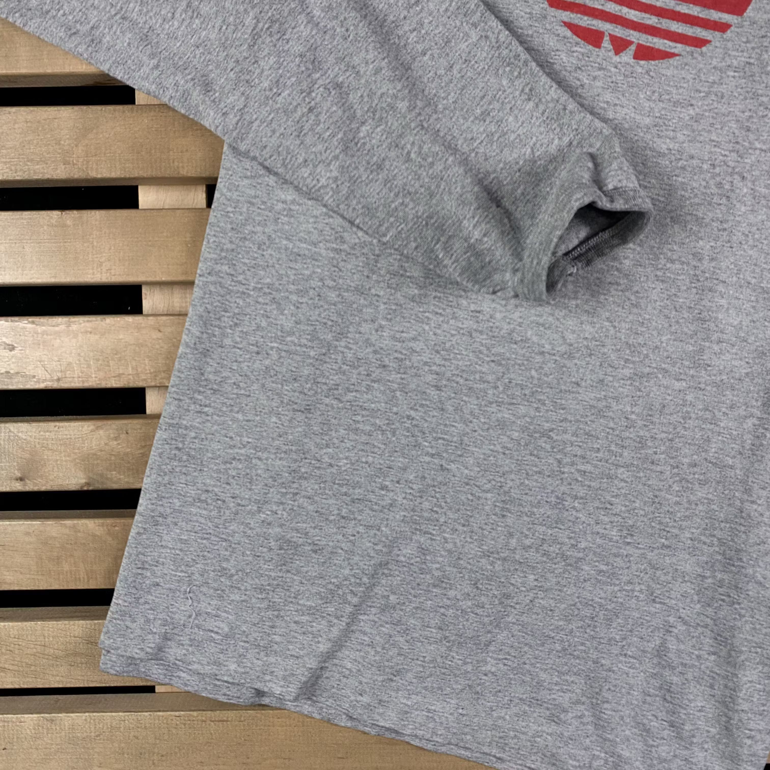 Adidas × Vintage Mens T-Shirt Long Sleeve Adidas Big Logo Vintage Size M Size US M / EU 48-50 / 2 - 3 Thumbnail