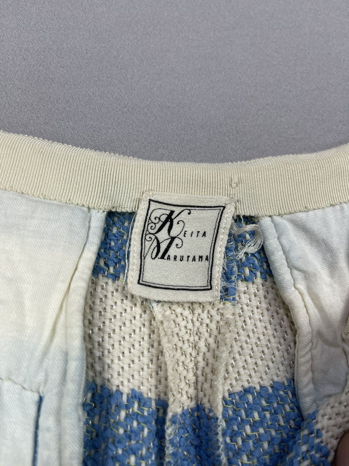 KEITAMARUYAMA Keita Mruyama Knit Stripes Quater Pants Size 26" / US 2 / IT 38 - 7 Thumbnail
