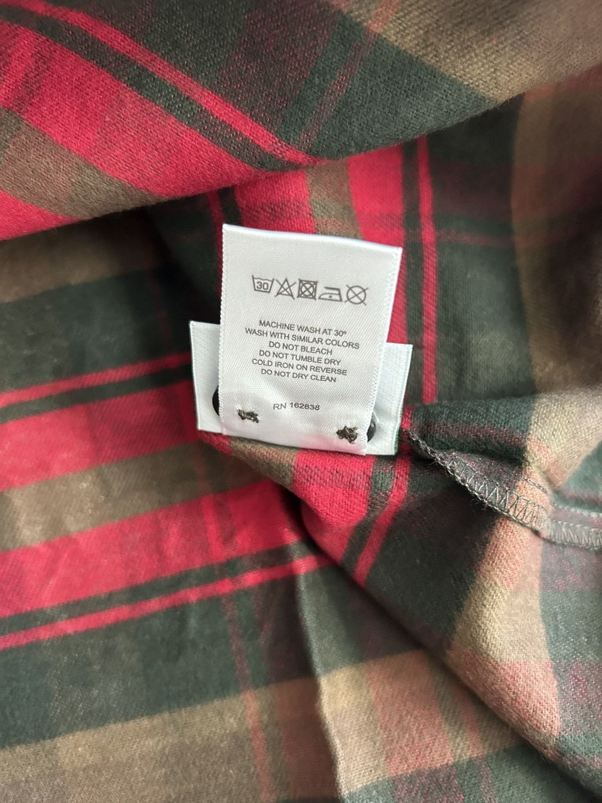 DENIM TEARS Denim Tears Cotton Wreath Pajama Shirt Long Sleeve Flannel Size US M / EU 48-50 / 2 - 7 Thumbnail
