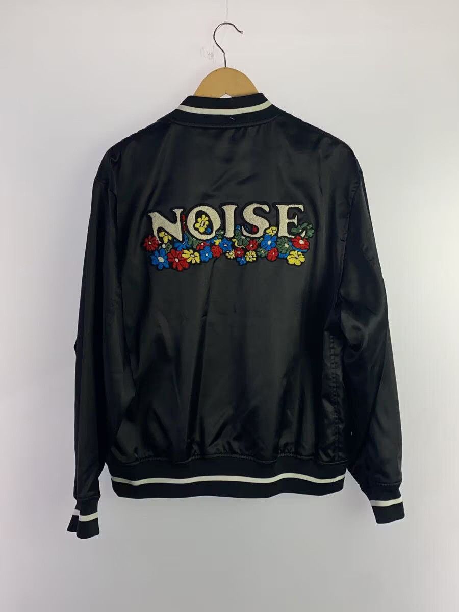Undercover UC Flowernoise Emb Poly Stadium Jkt Blouson Black Size US L / EU 52-54 / 3 - 2 Thumbnail