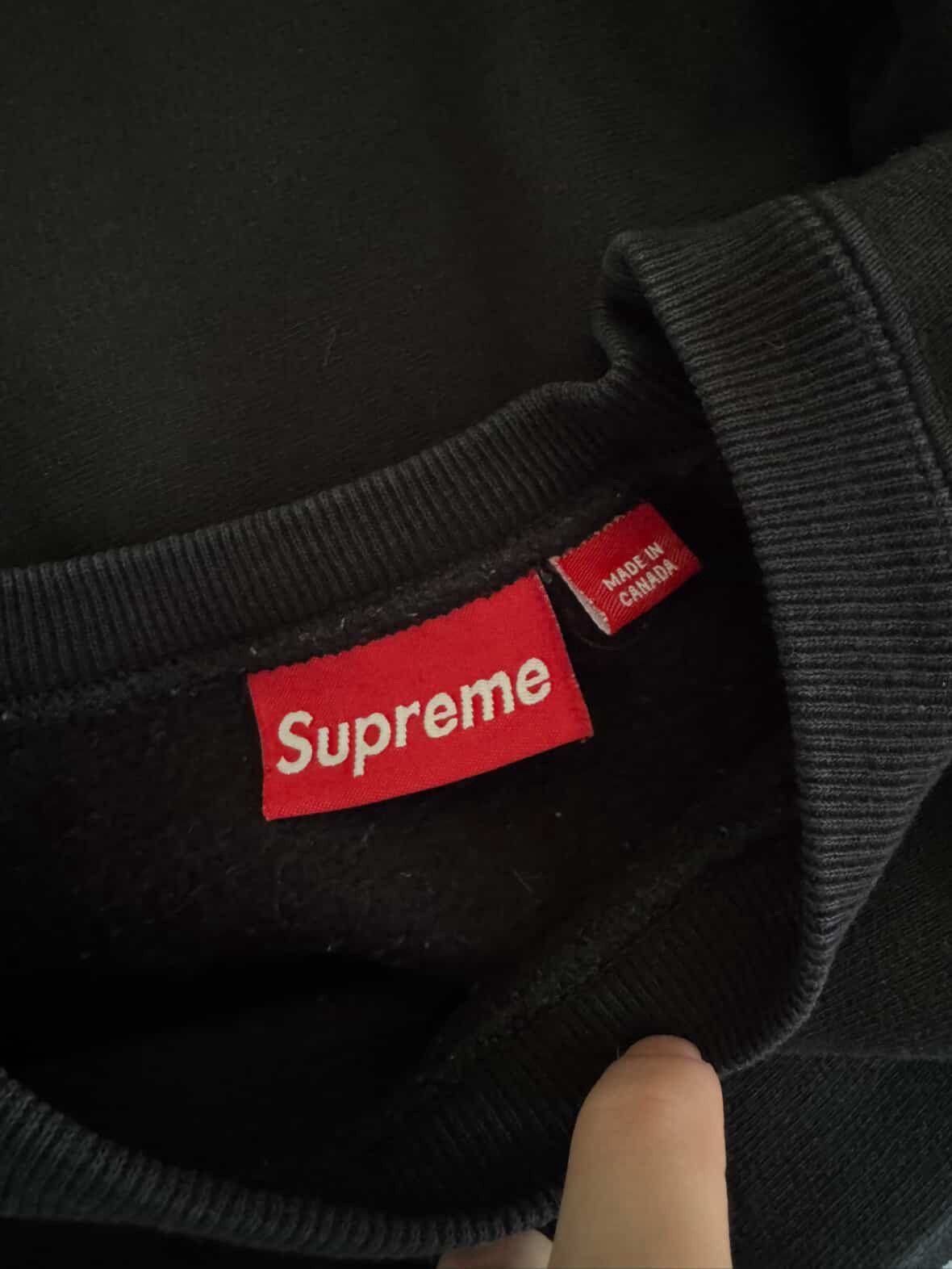 Supreme 1999 Supreme Black Box Logo Crewneck Size US L / EU 52-54 / 3 - 4 Thumbnail