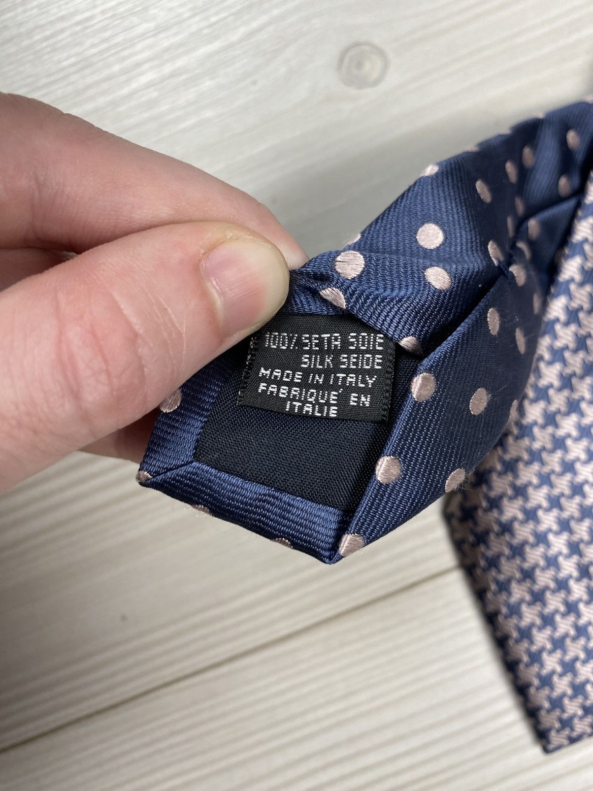 Canali Canali Tie 100% Silk Made In Italy Authentic Hype Size ONE SIZE - 2 Thumbnail