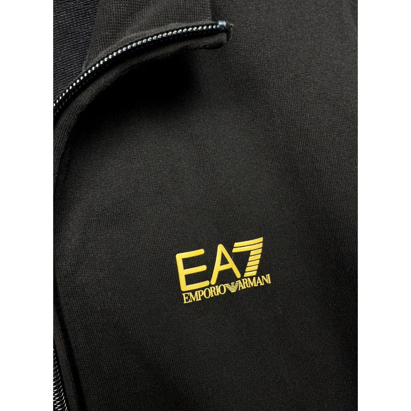 Emporio Armani Emporio Armani Mens Cotton Full Zip Hoodie M Black Ea7 Logo Hoodie Mens M Black Cotton Full Zip Hoodie EA7 Size US M / EU 48-50 / 2 - 3 Thumbnail