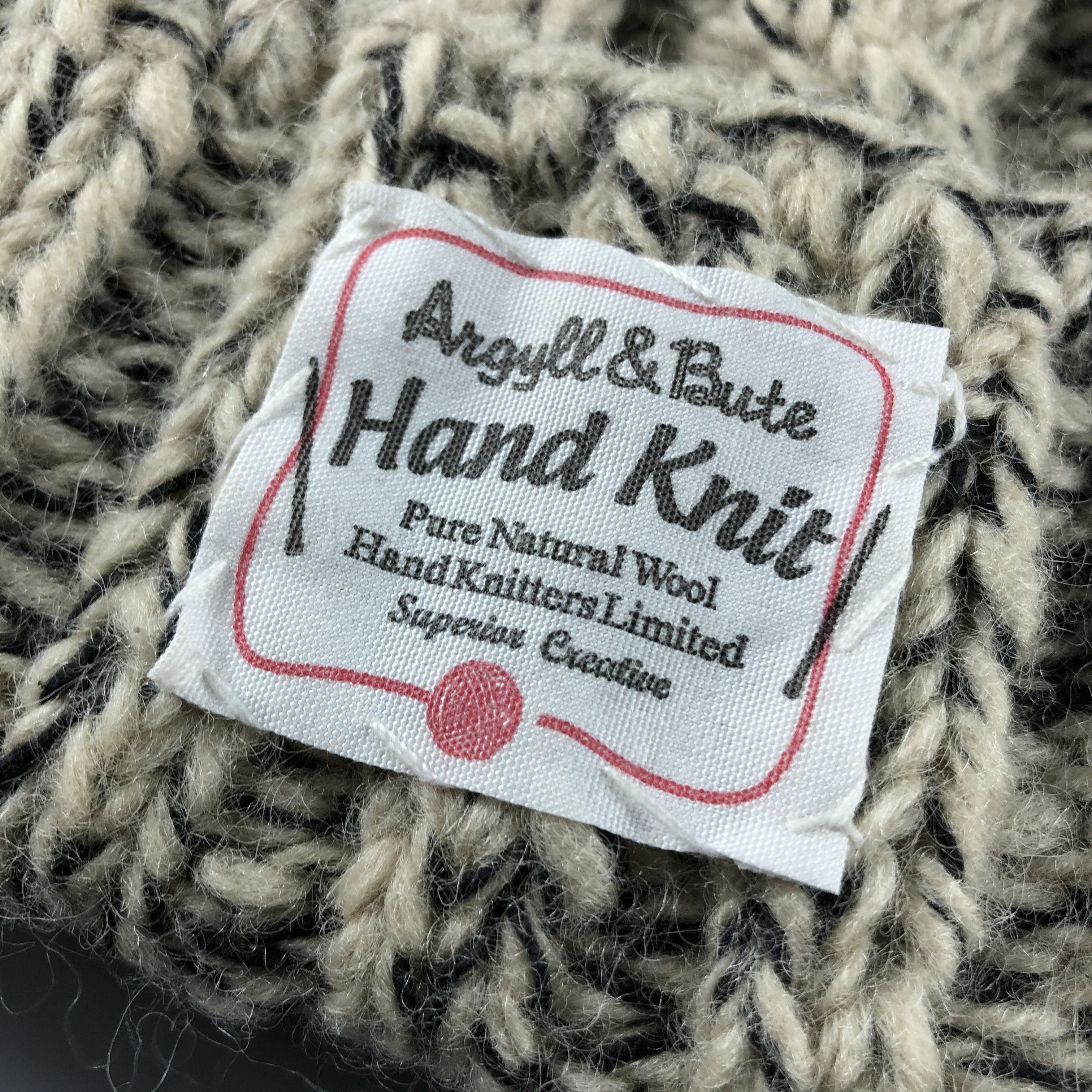 Vintage Angyll & Bute Aran Isle Beanie Snow Hat Snow Cap -D839 Size ONE SIZE - 4 Thumbnail