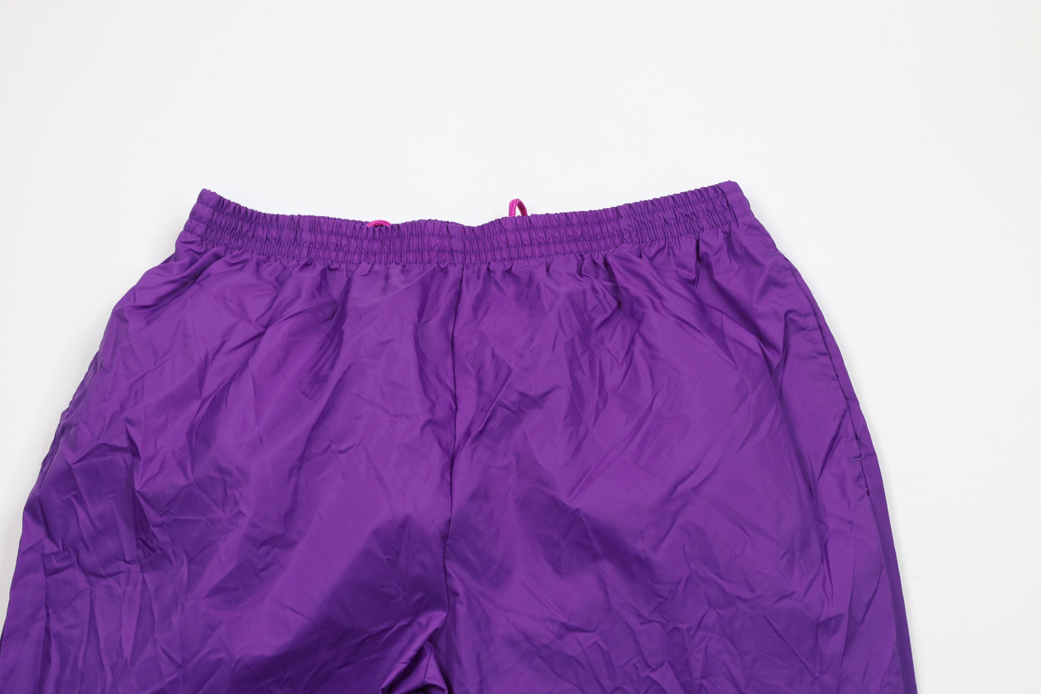 Columbia × Vintage Vintage 90s Columbia Waterproof Rain Joggers Pants Purple Size 30" / US 8 / IT 44 - 2 Thumbnail