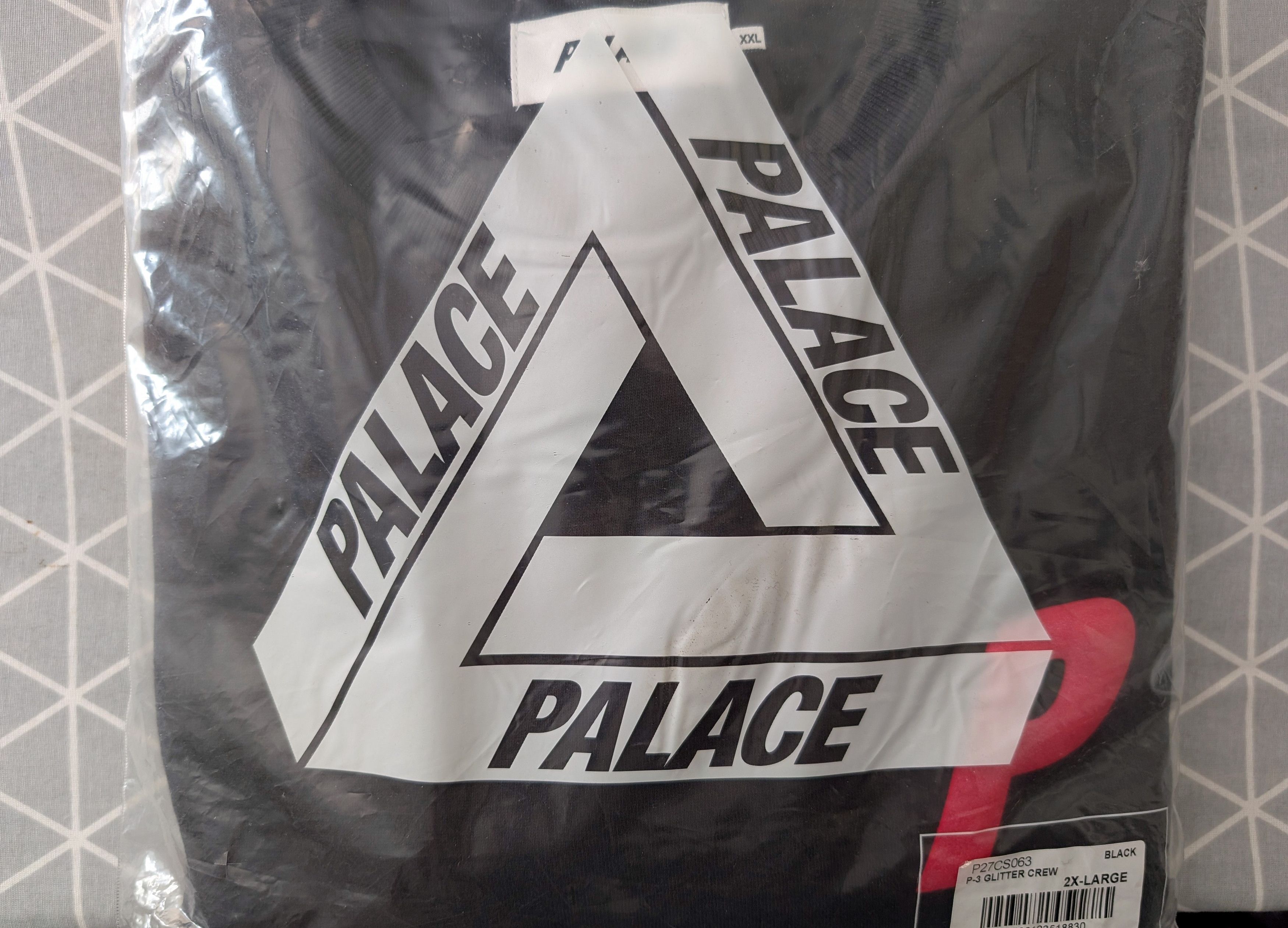 Palace Palace P3 Glitter Crew - Black/Pink Size US XXL / EU 58 / 5 - 9 Thumbnail
