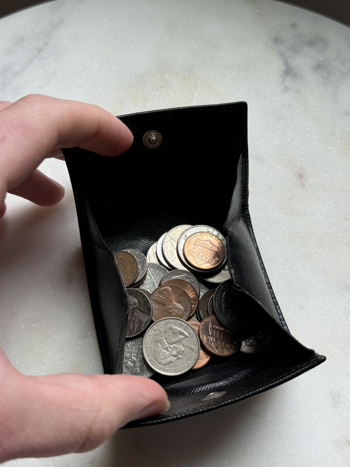 Prada Prada Leather Coin Purse Size ONE SIZE - 2 Thumbnail