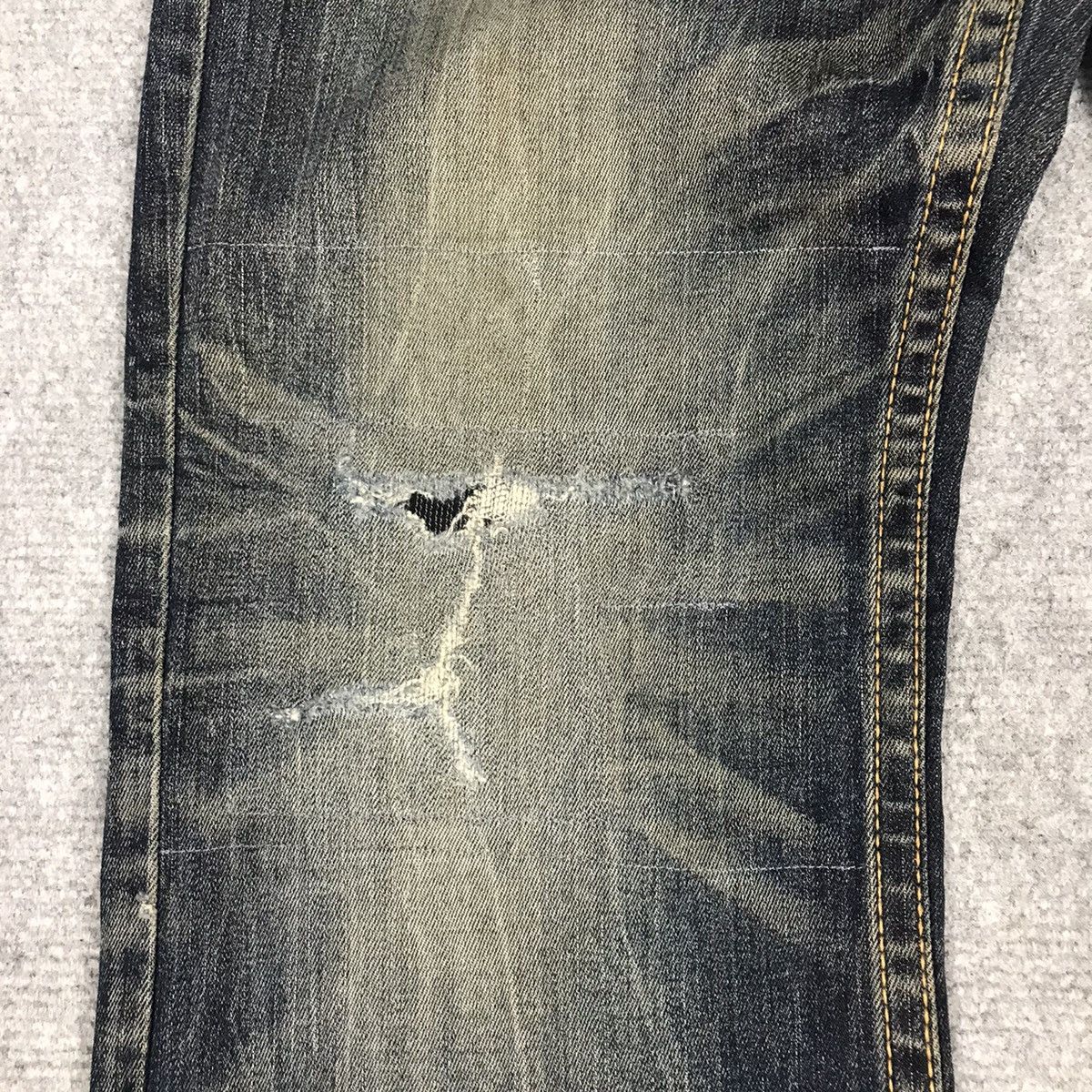 Japanese Brand RED PEPPER JAPAN DESIGN DENIM DISTRESSED DENIM PANTS Size US 30 / EU 46 - 6 Thumbnail