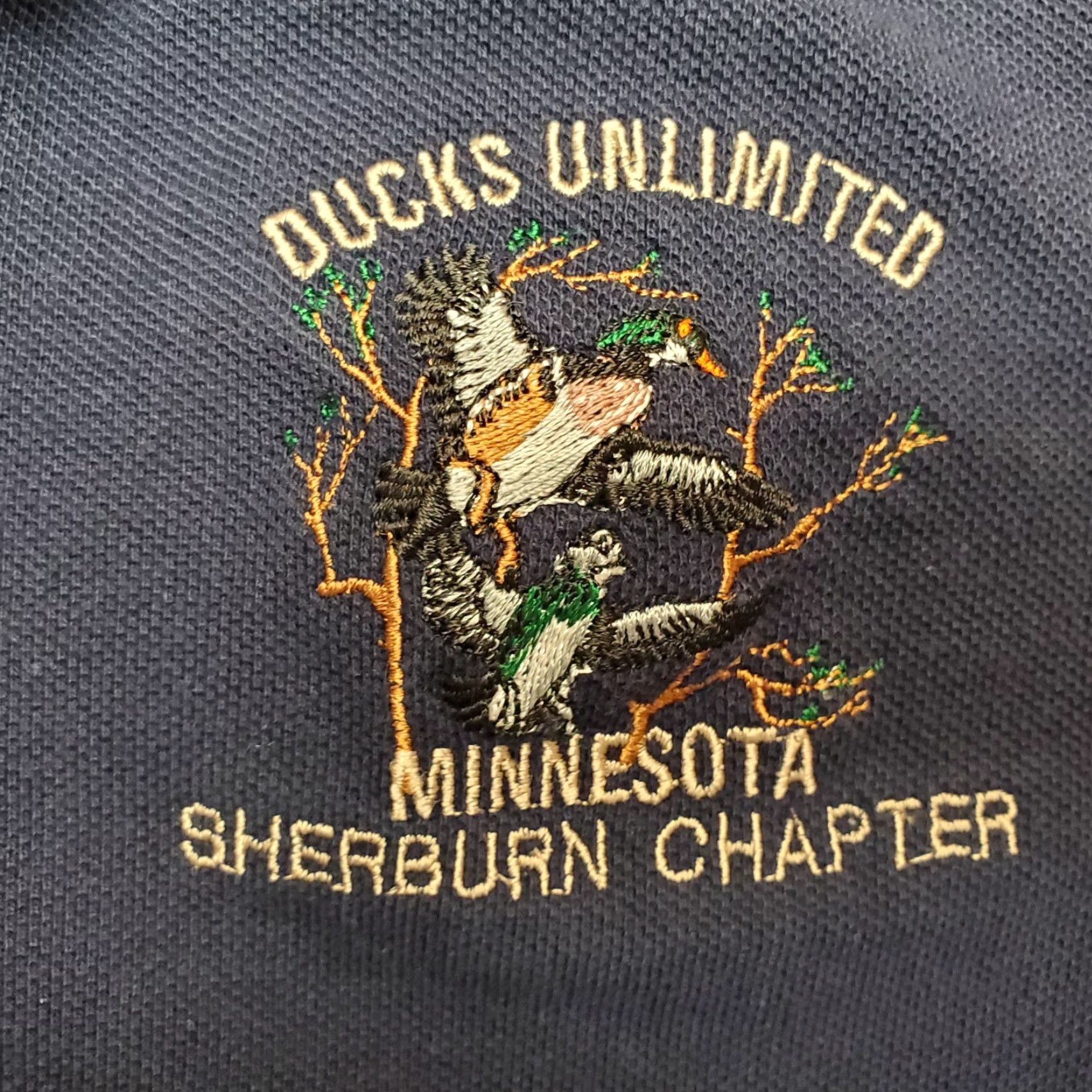 Vintage Ducks Unlimited Shirt Men L Blue Short Sleeve Polo Sherburn Minnesota Casual Size US L / EU 52-54 / 3 - 4 Thumbnail