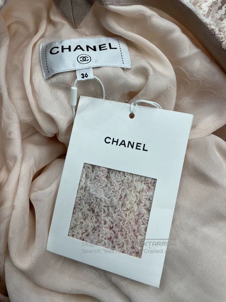 Chanel Chanel Waterfall series pink tassel short sleeves Size XS / US 0-2 / IT 36-38 - 5 Thumbnail