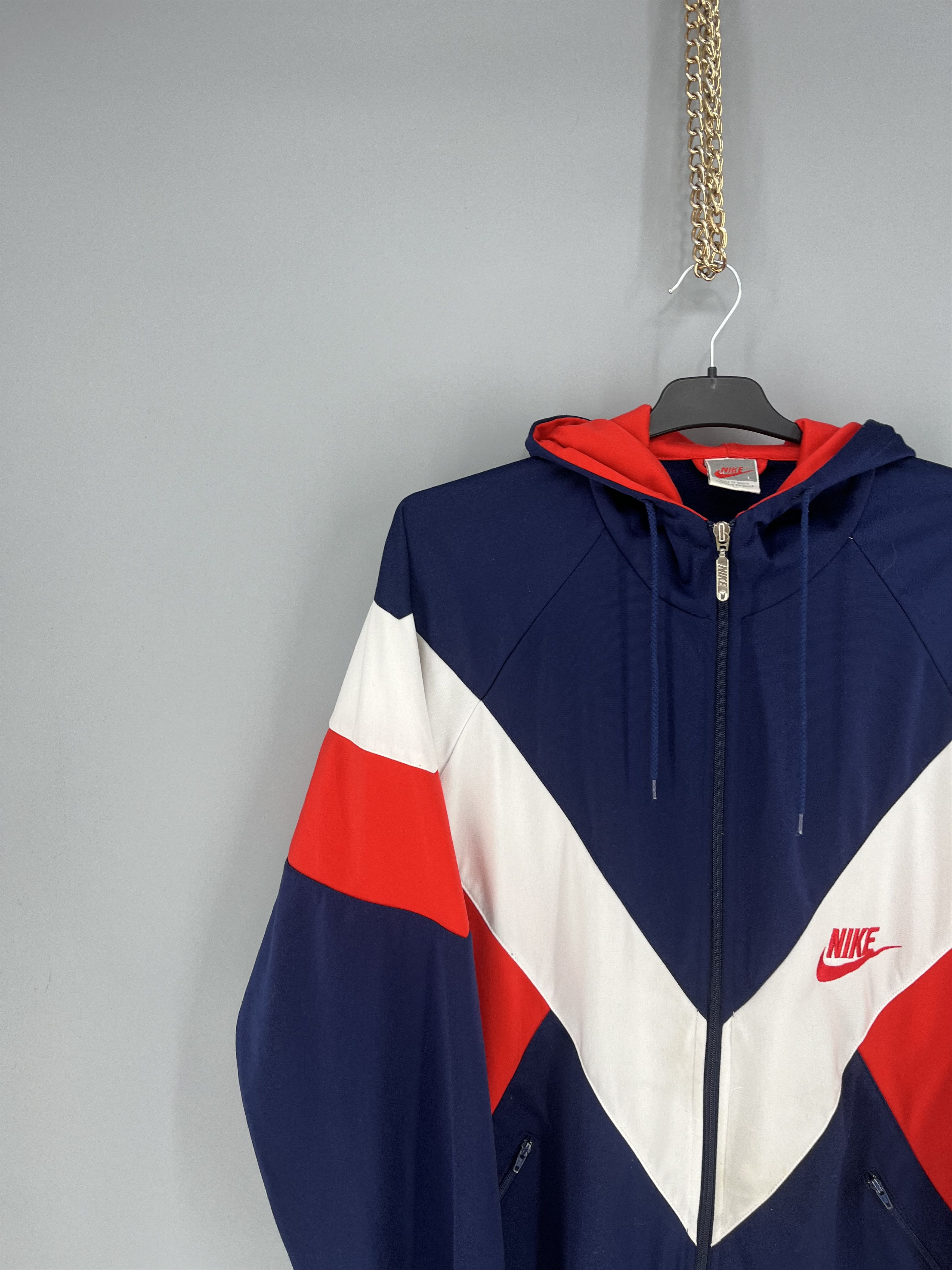 Nike Nike Vintage 90s Sweatshirt Zip Swoosh Hype Rare Size US L / EU 52-54 / 3 - 4 Thumbnail