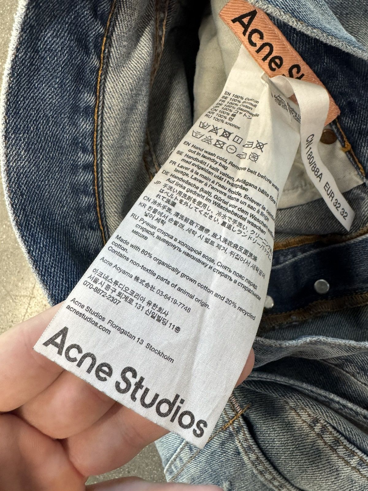 Acne Studios Acne Studios Belted Distressed Jeans Blue Size US 32 / EU 48 - 4 Thumbnail