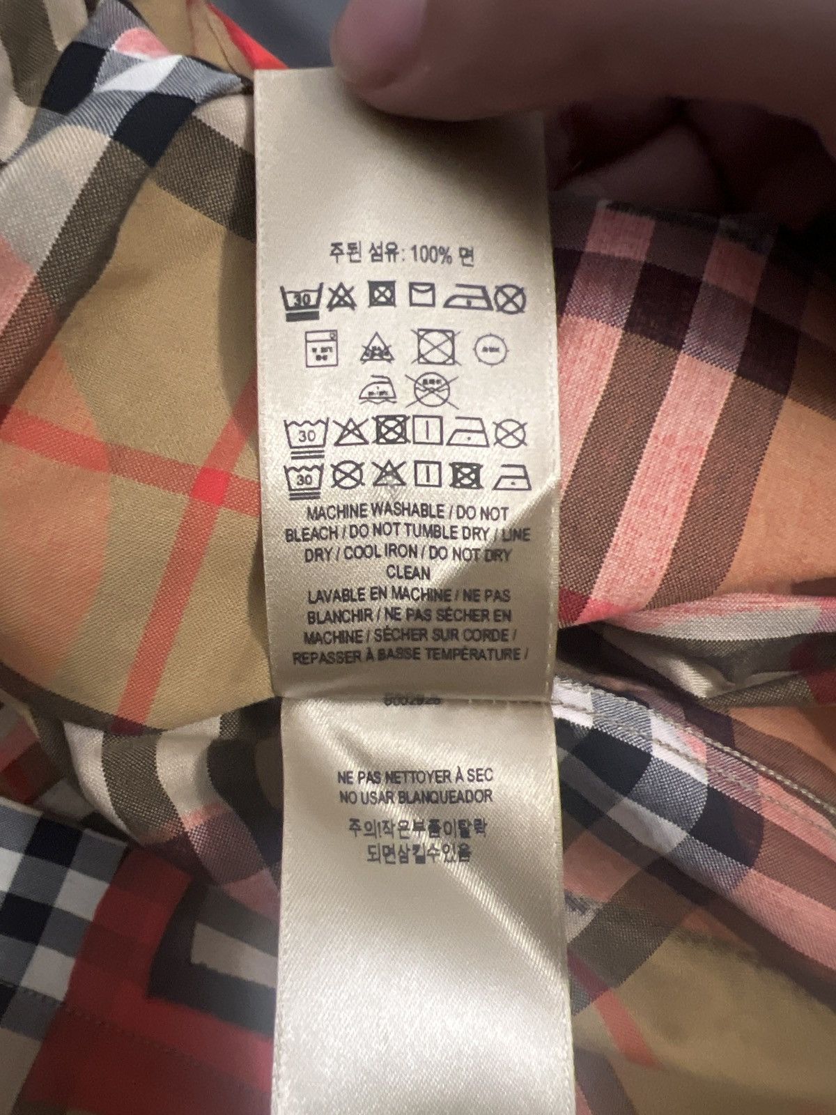 Burberry Burberry Graffiti Long Sleeve Button Up Size US XL / EU 56 / 4 - 8 Thumbnail