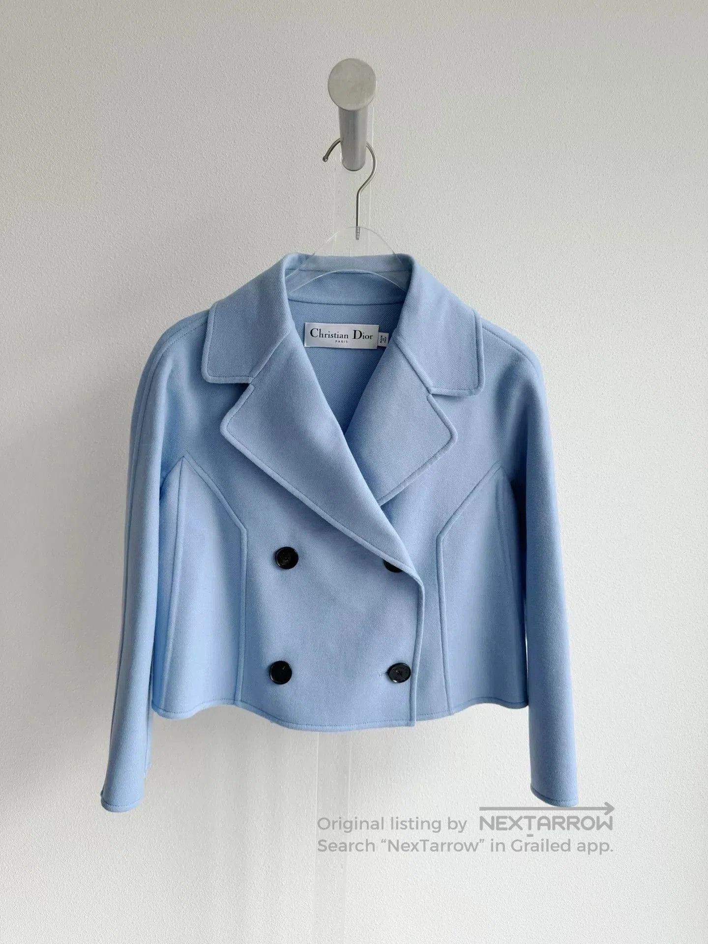 Dior Dior Short Wool Coat. Size XS / US 0-2 / IT 36-38 - 2 Thumbnail