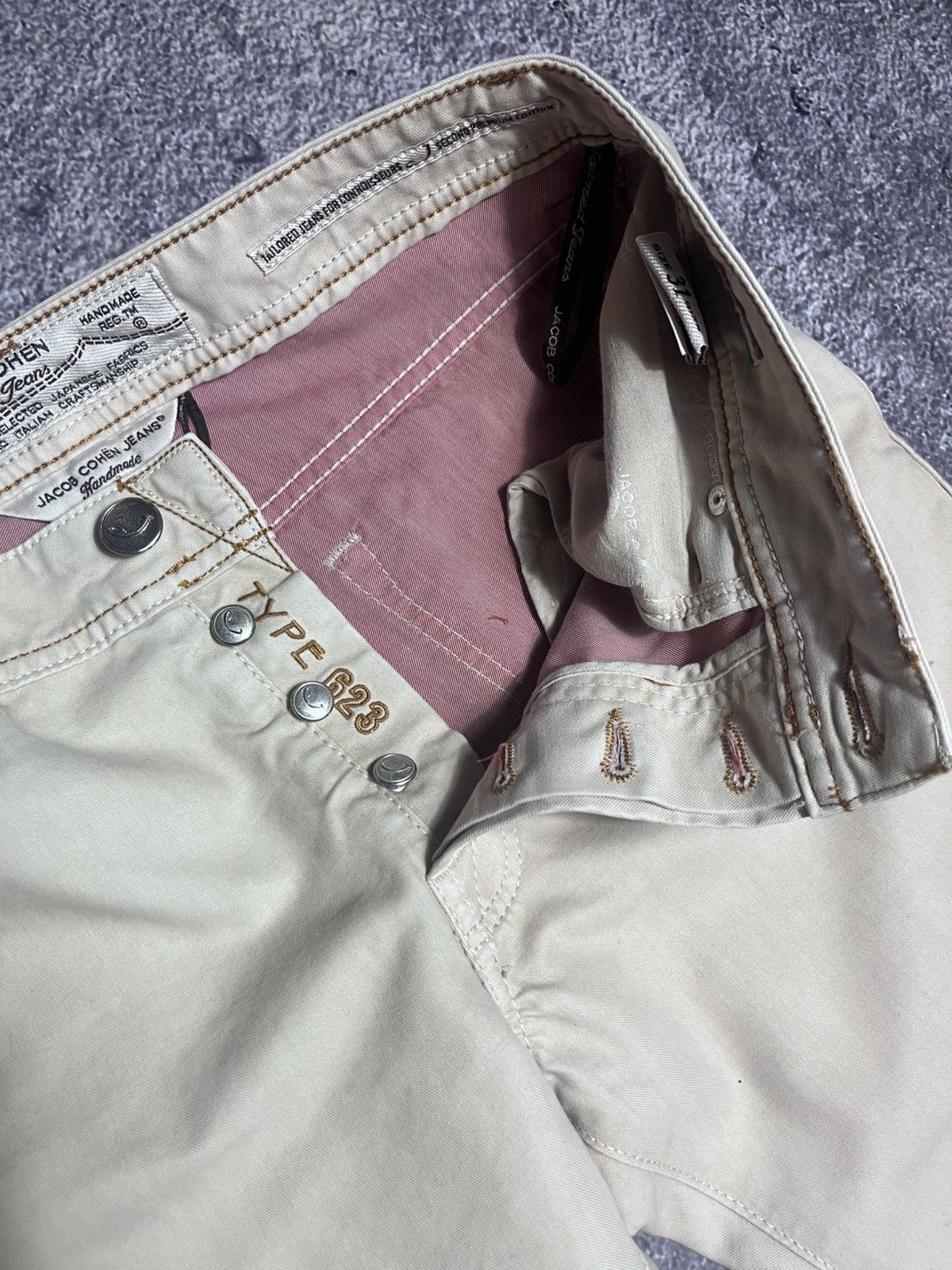 Jacob Cohen Jacob Cohen J623 Comfort Luxury Jeans Beige Mens Size 31 Size US 31 - 9 Thumbnail