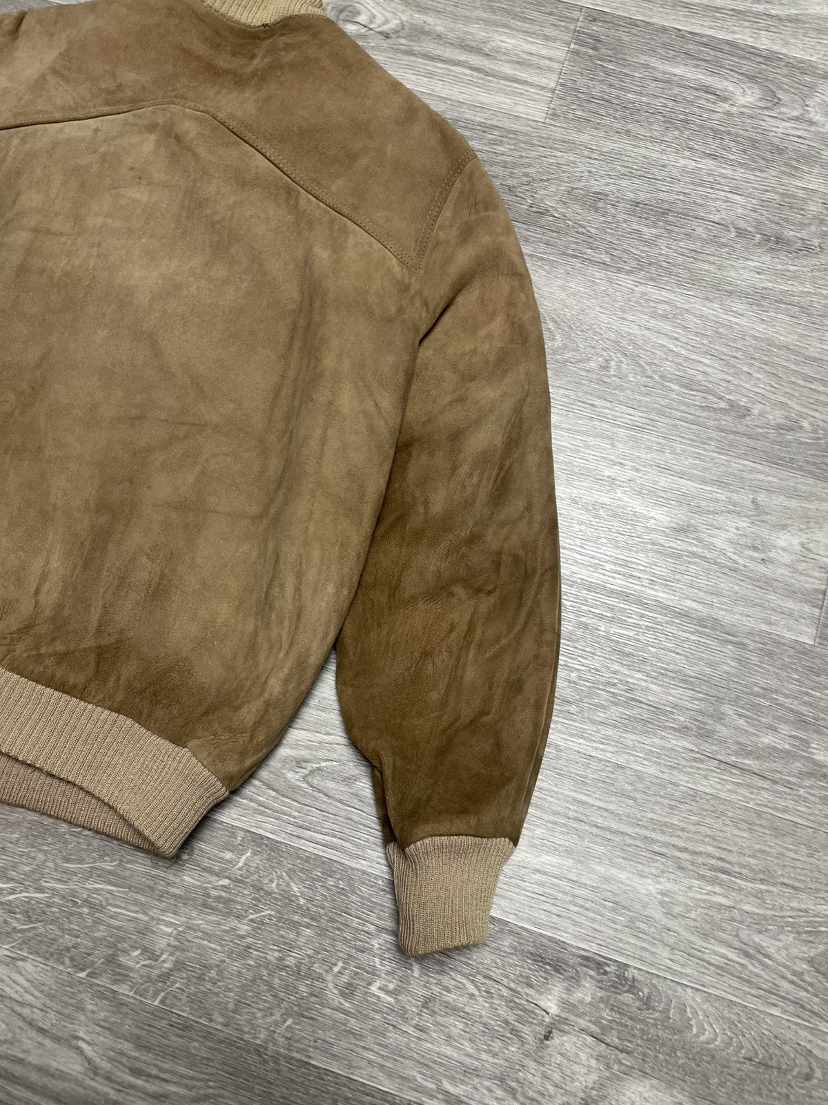 If Six Was Nine Vintage Brown Real Suede Button-Up Jacket Size US M / EU 48-50 / 2 - 21 Thumbnail