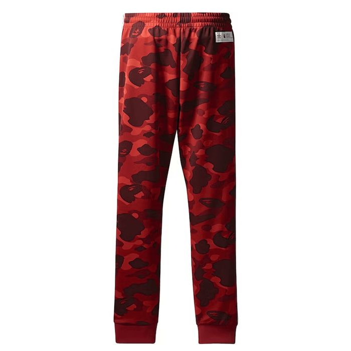 Bape BAPE x Adidas Adicolor Track Pants Raw Red | Grailed