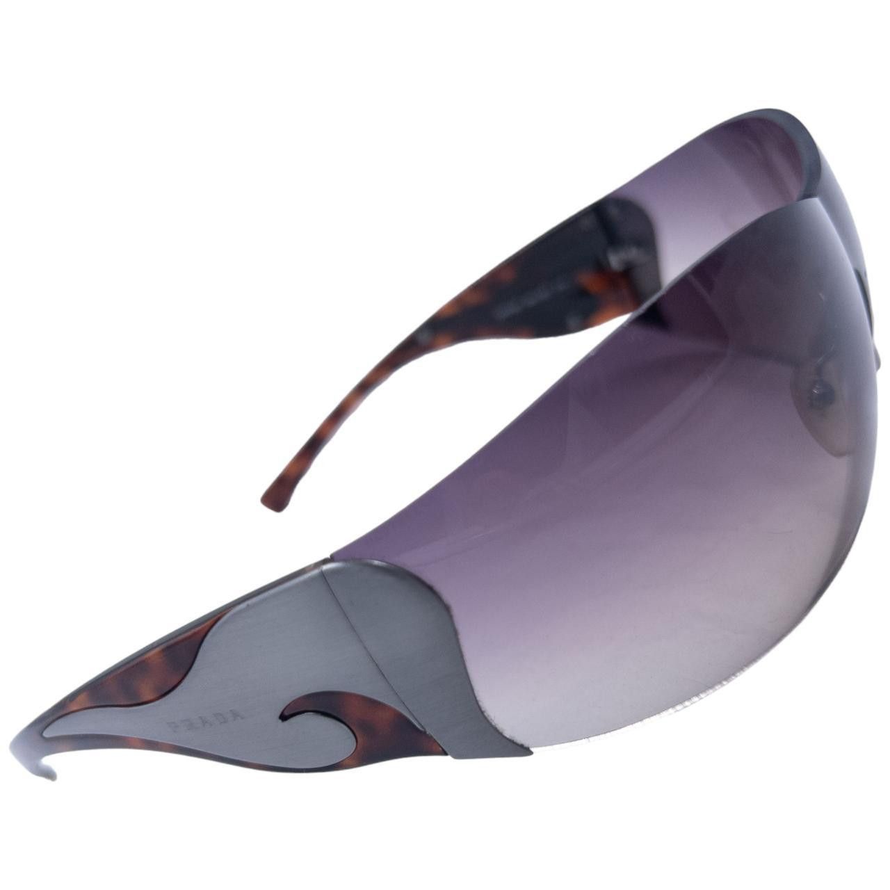 Prada Vintage Prada Swirl Tortoise Shell Sunglasses Size ONE SIZE - 2 Thumbnail