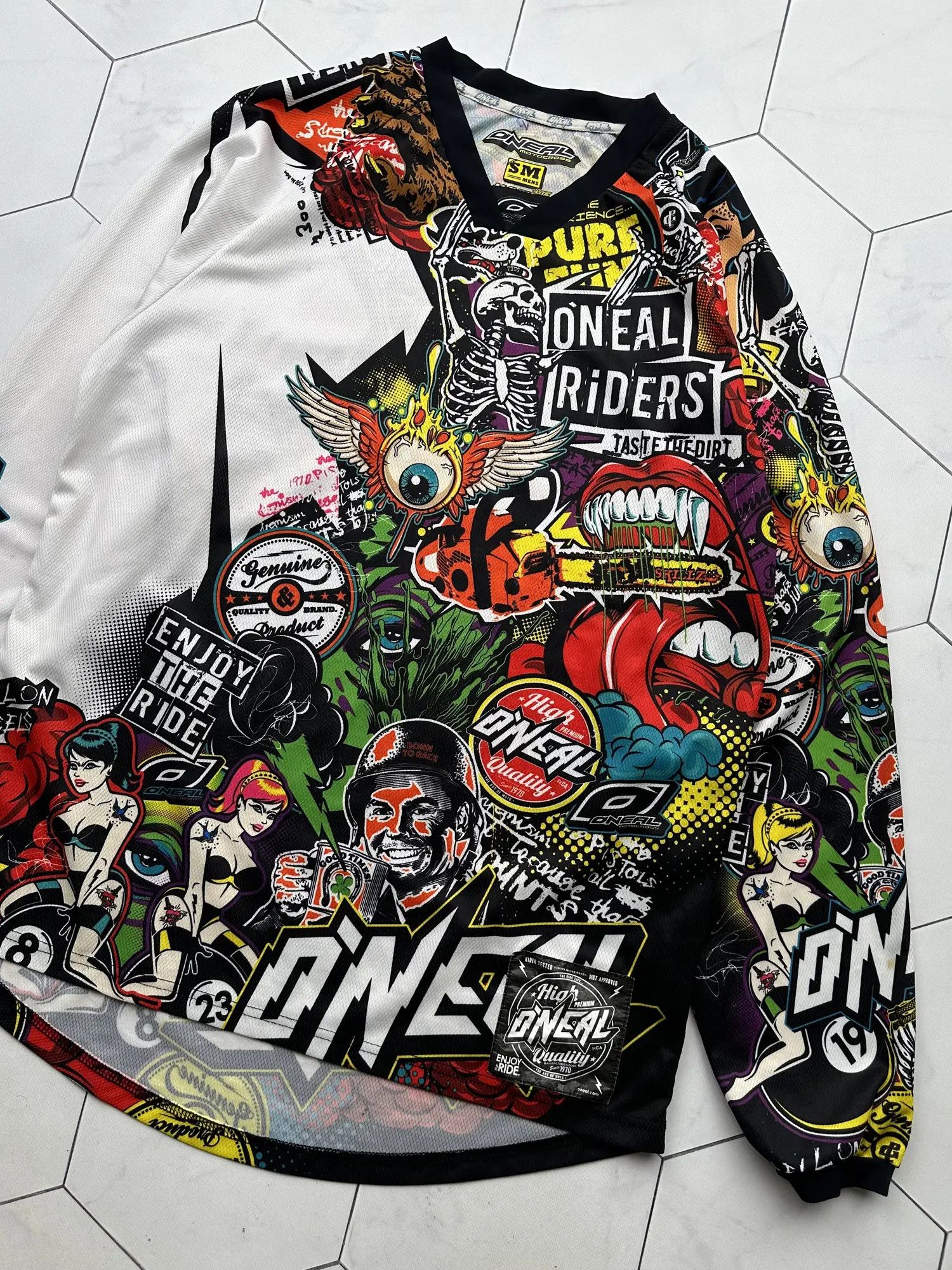 O'Neill O'Neal Motocross Mayhem Jersey Element Punk Rock (B393) Size US M / EU 48-50 / 2 - 3 Thumbnail