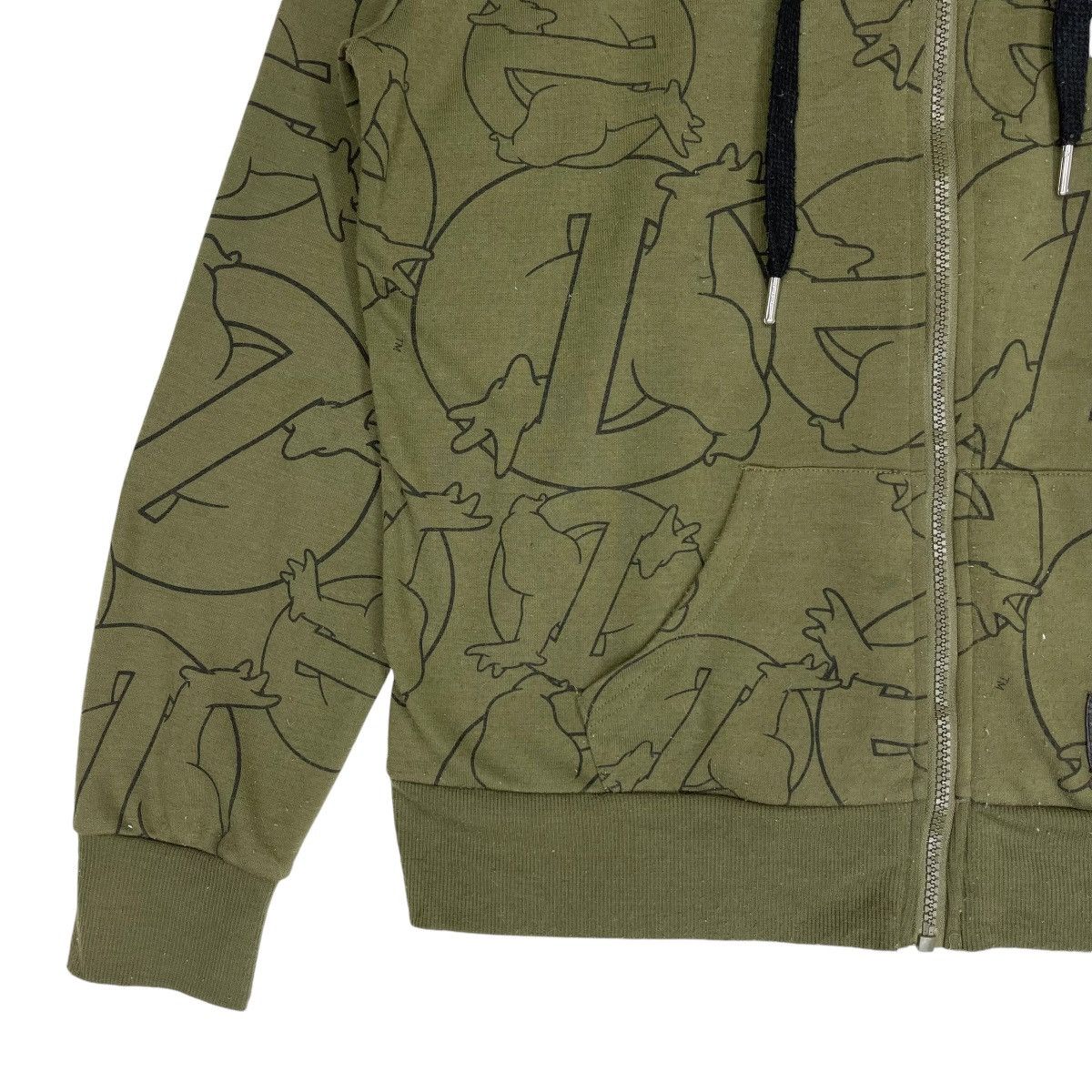 Other Ghost Buster Overprint Hoodie Green Size US M / EU 48-50 / 2 - 4 Thumbnail