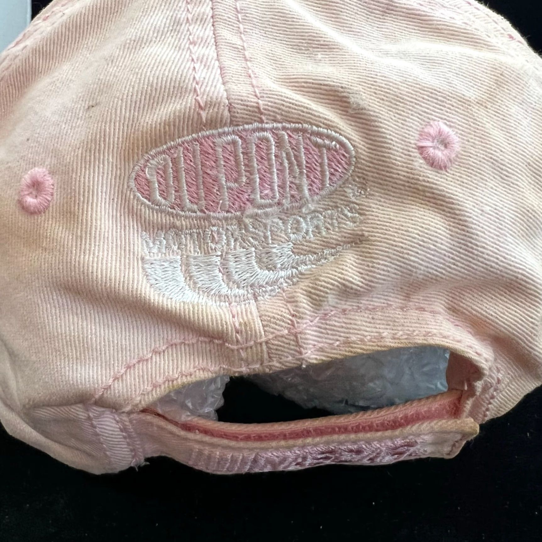 Vintage Jeff Gordon 24 NASCAR Womens Nice Distressed Chase Tag Pink Adjustable Baseball Cap Size ONE SIZE - 4 Thumbnail