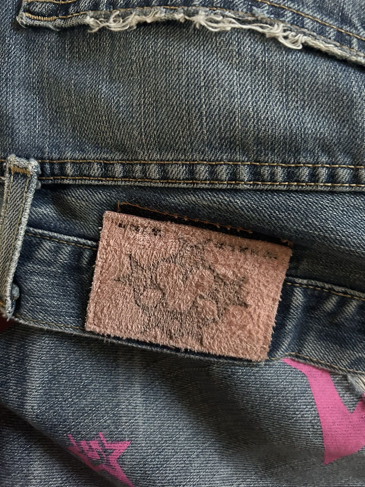 Sp5der Sp5der Sp5 Jeans 32W Spider Worldwide Young Thug Size US 32 / EU 48 - 4 Thumbnail