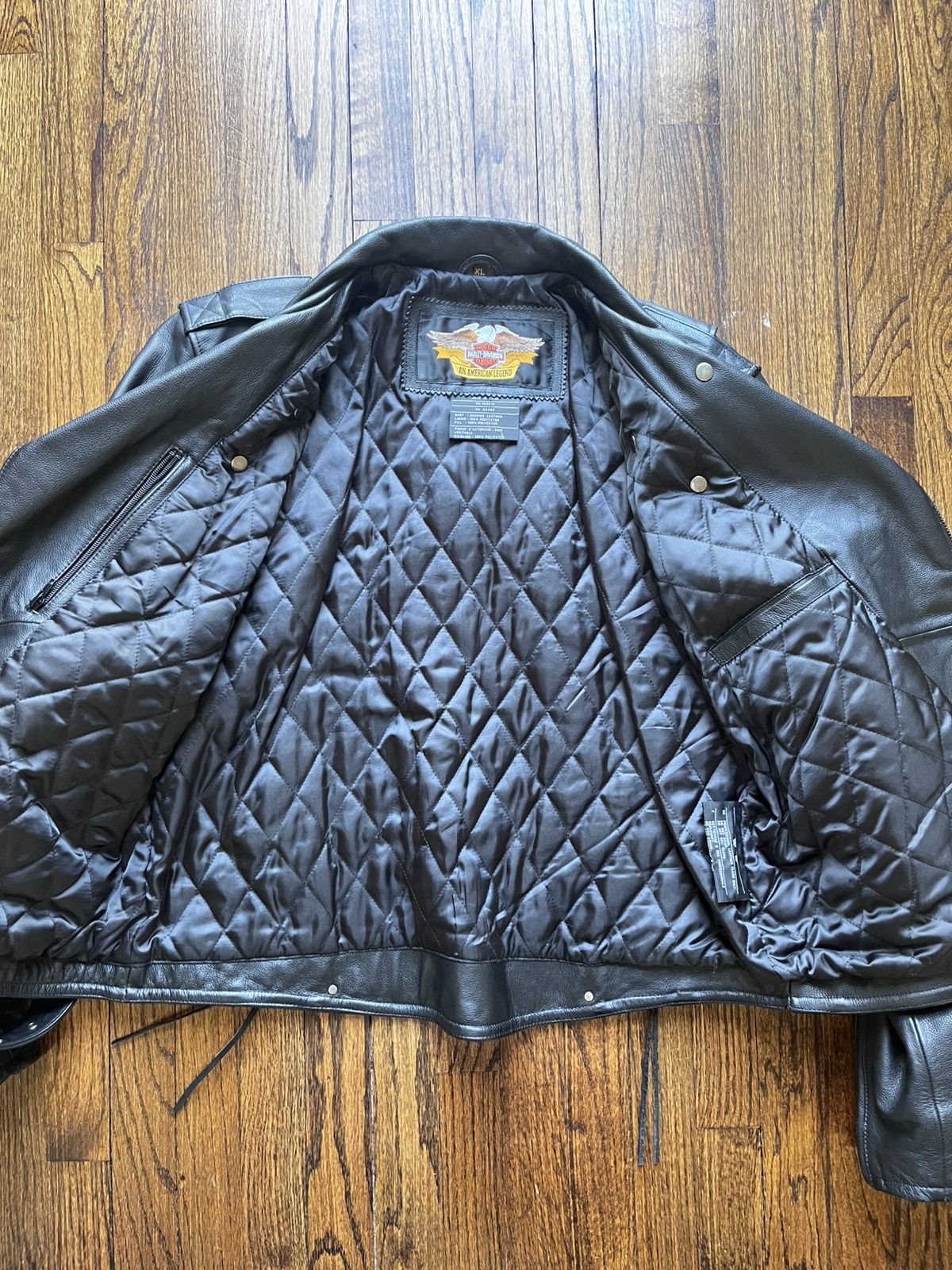 Harley Davidson Vintage Harley Davidson Cruiser Leather Jacket Size US XL / EU 56 / 4 - 7 Thumbnail