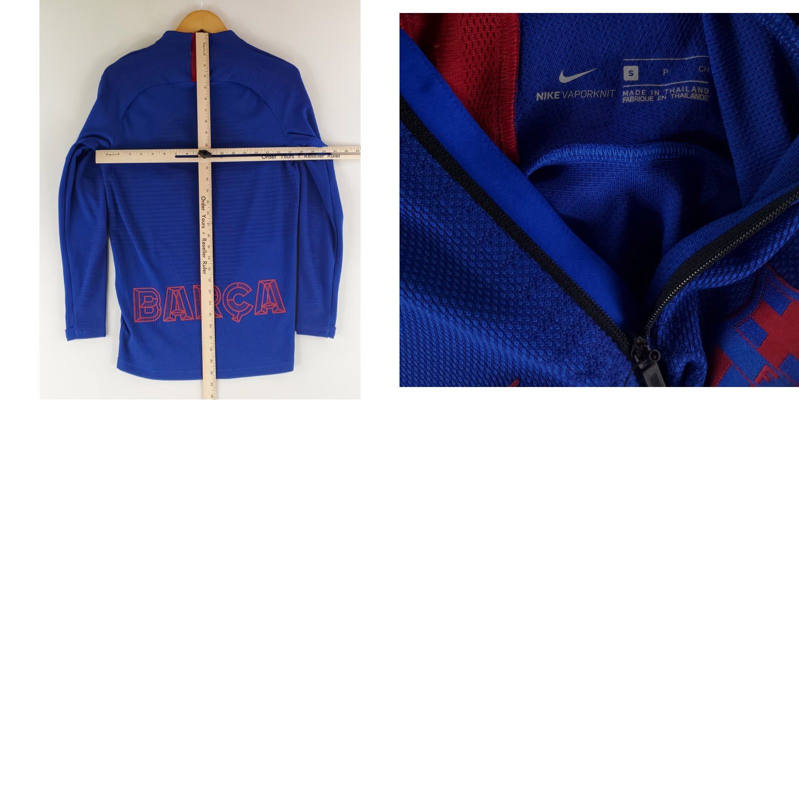 Nike Nike Vaporknit Barcelona FCB 1/4 Zip Pullover Shirt Long Sleeve Blue Mens S NWT Size US S / EU 44-46 / 1 - 9 Thumbnail