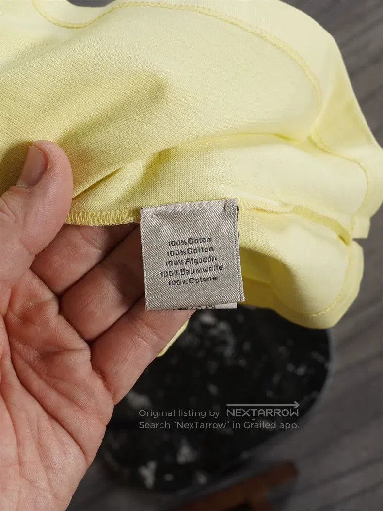 Hermes Hermes Light Yellow Round Neck Short Sleeve T-Shirt Size US M / EU 48-50 / 2 - 5 Thumbnail