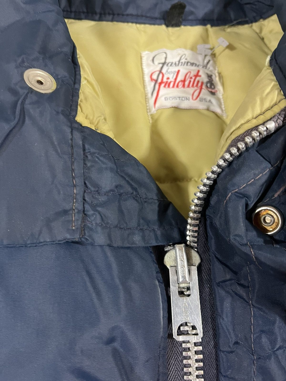Vintage Vintage 60s Insulated Blue Windbreaker Jackey Size US XL / EU 56 / 4 - 4 Thumbnail